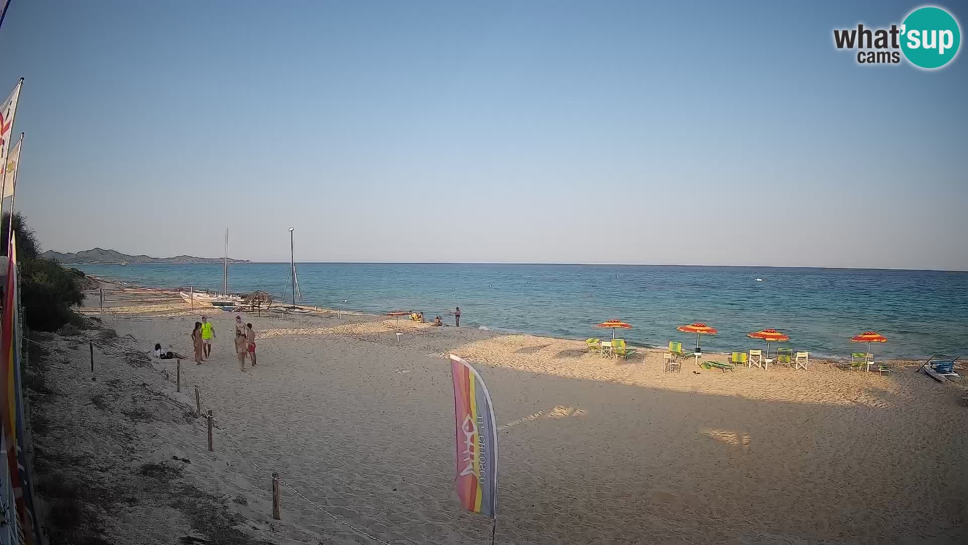 Webcam Piscina Rei – Vista live da Costa Rei, Muravera