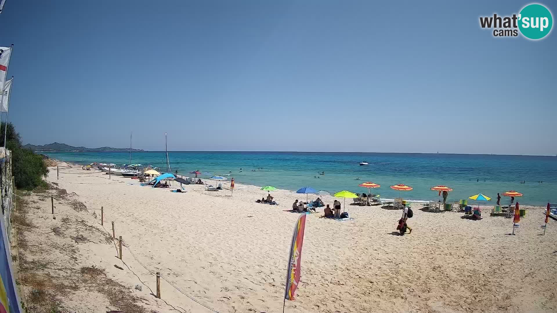 Webcam Piscina Rei – Vista live da Costa Rei, Muravera