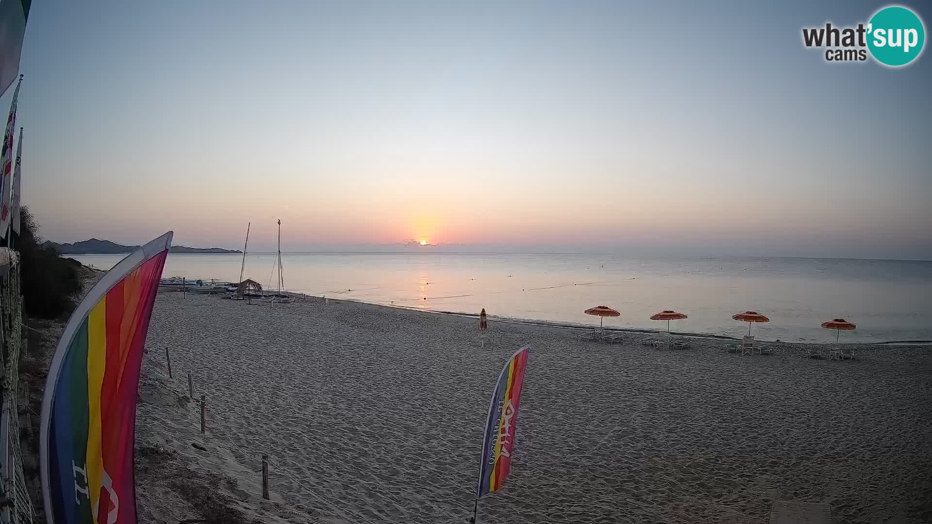 Webcam Piscina Rei – Vista live da Costa Rei, Muravera