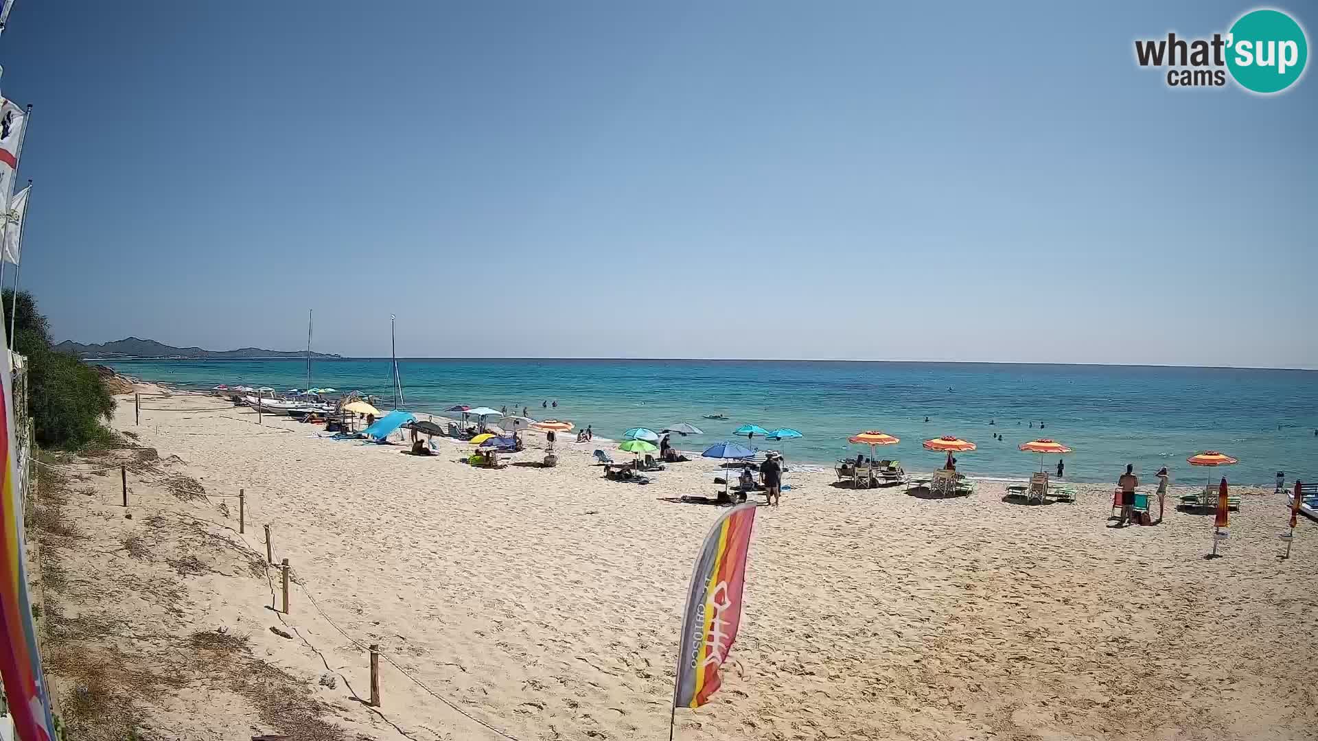 Webcam Piscina Rei – Vista live da Costa Rei, Muravera