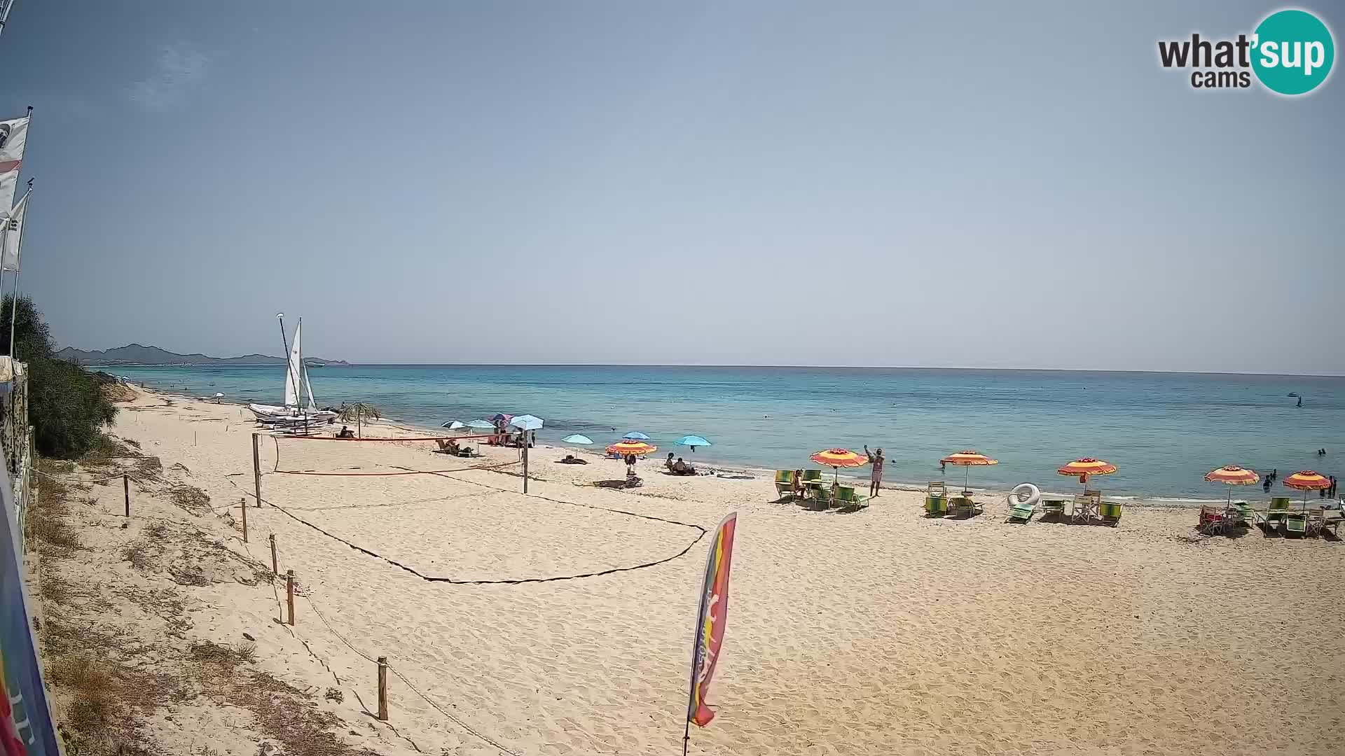 Webcam Piscina Rei – Vista live da Costa Rei, Muravera