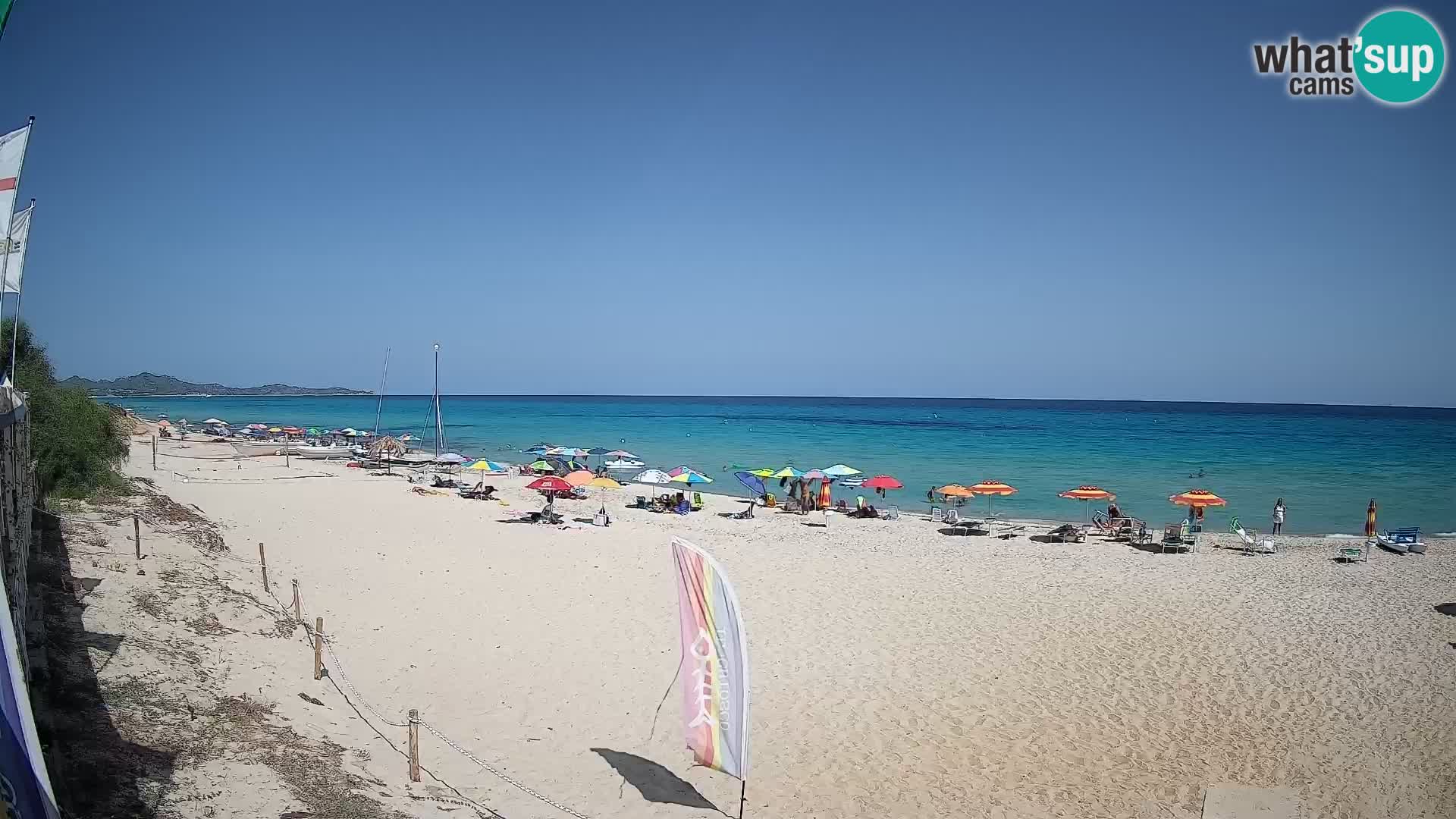Spletna kamera Piscina Rei – Pogled v živo iz Costa Rei, Muravera