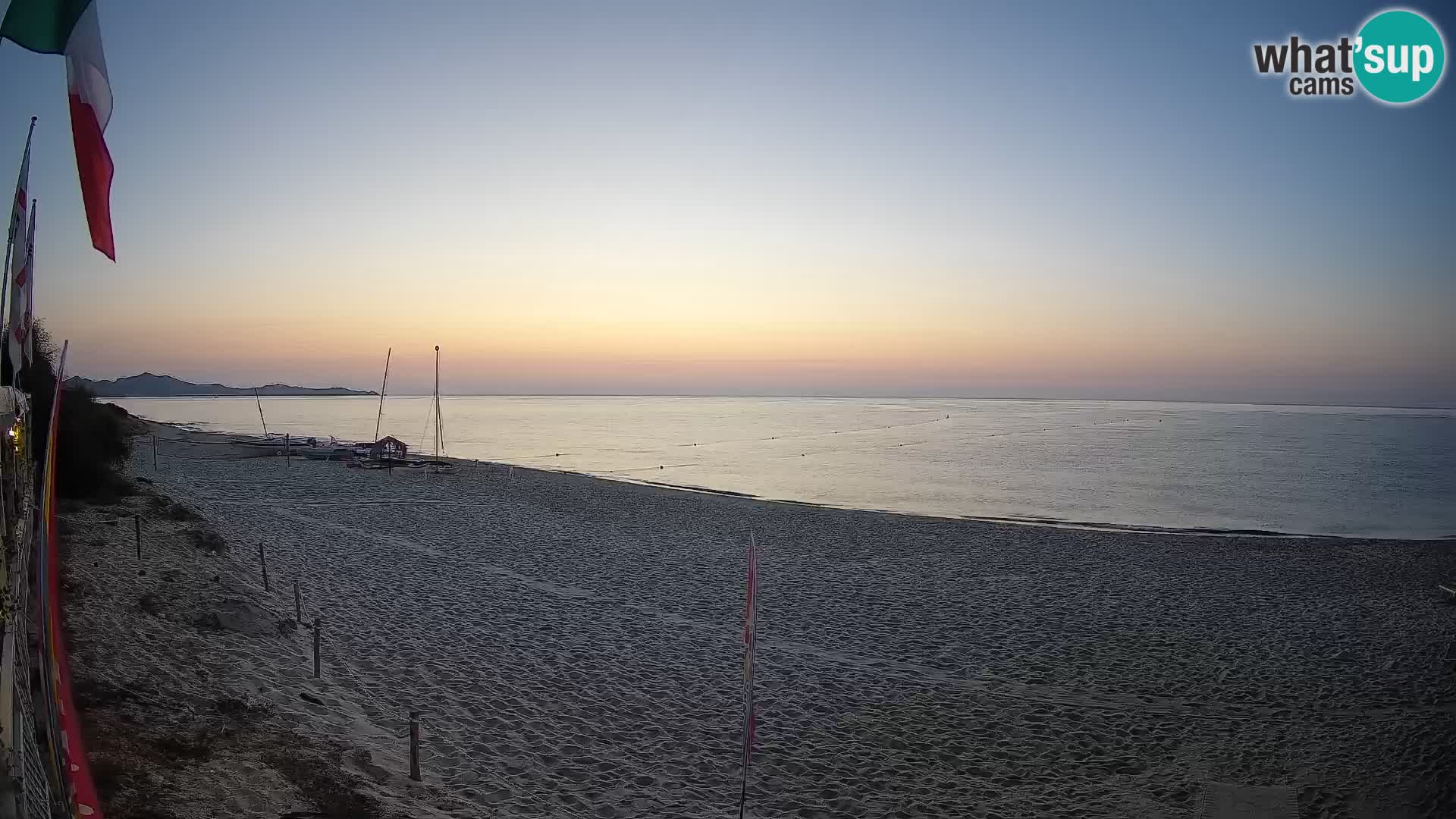 Webcam Piscina Rei – Vista live da Costa Rei, Muravera