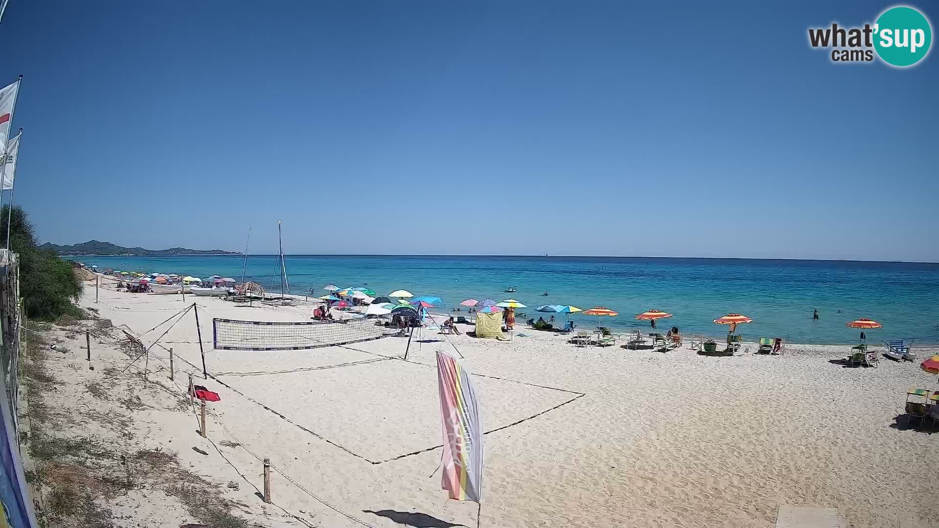 Webcam Piscina Rei – Vista live da Costa Rei, Muravera