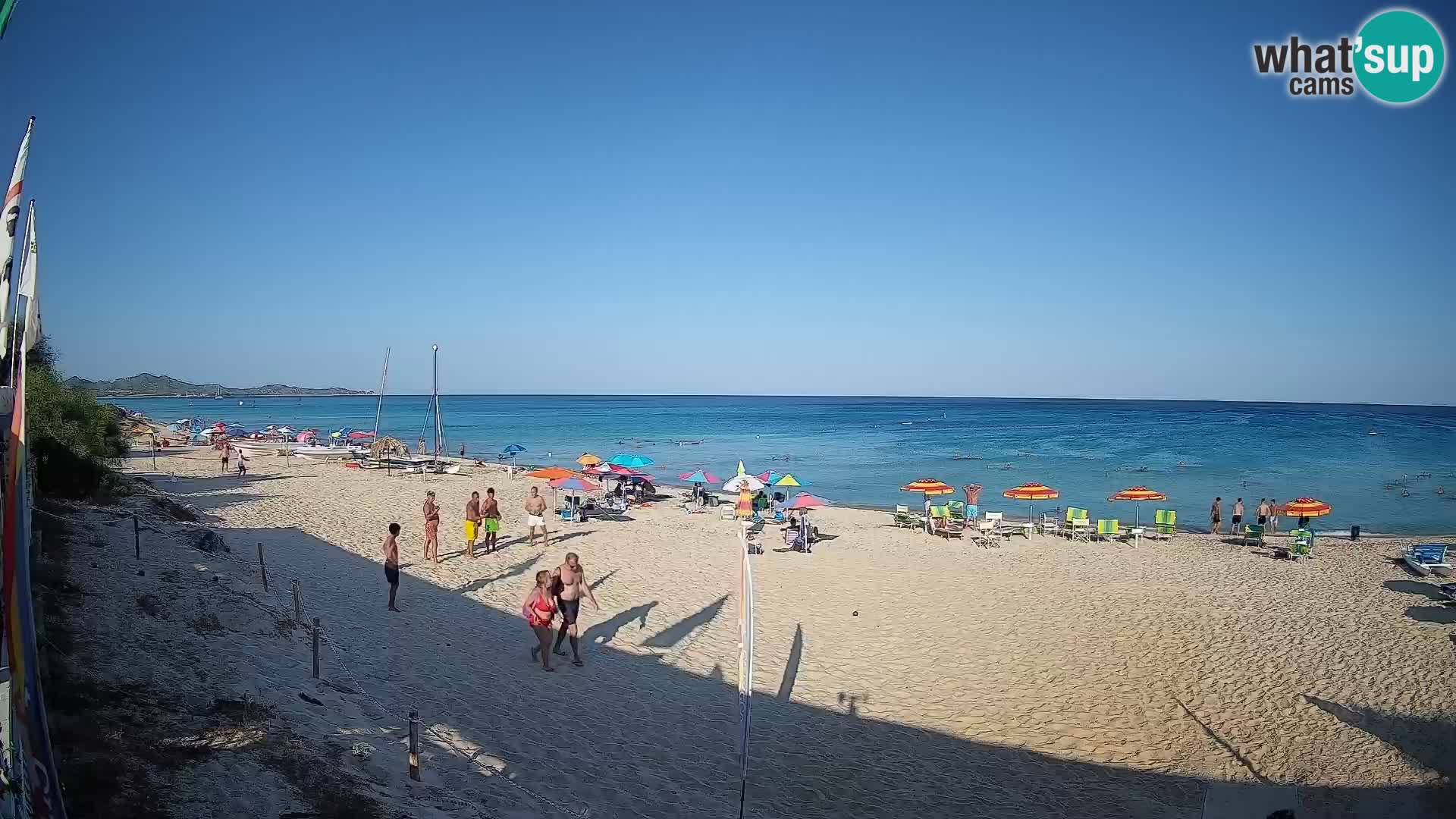 Webcam Piscina Rei – Vista live da Costa Rei, Muravera