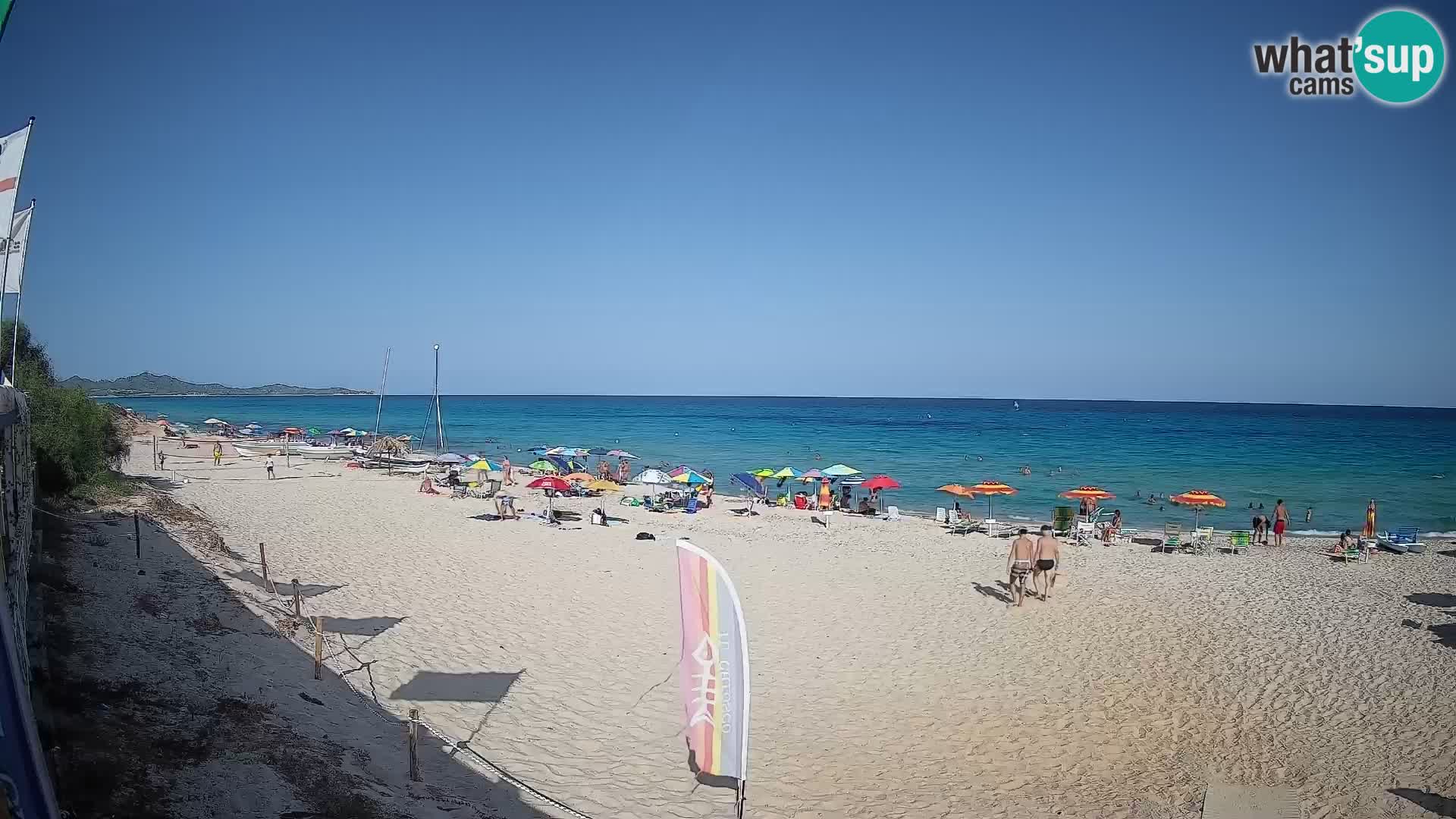 Webcam Piscina Rei – Vista live da Costa Rei, Muravera