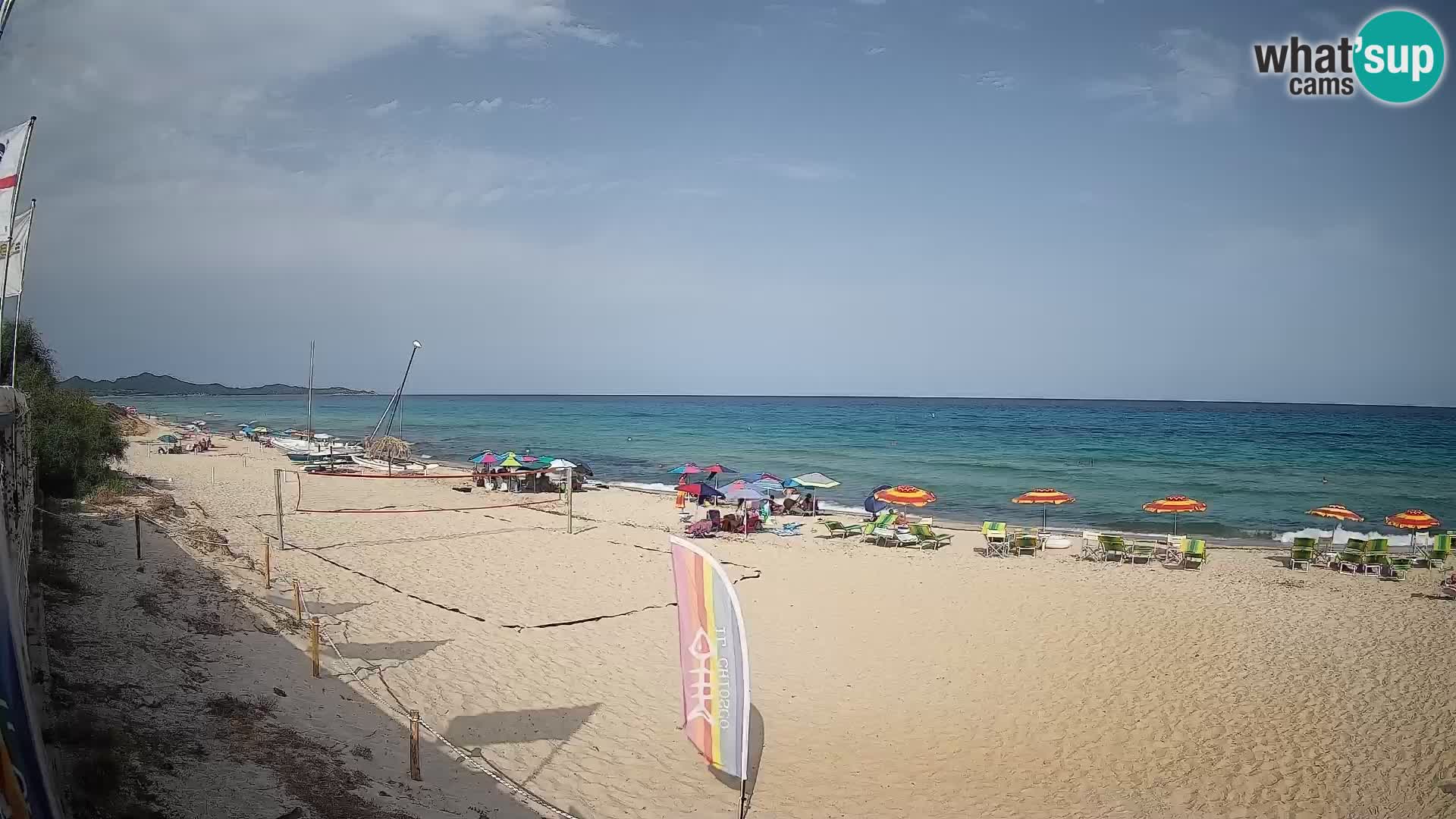 Webcam Piscina Rei – Vista live da Costa Rei, Muravera