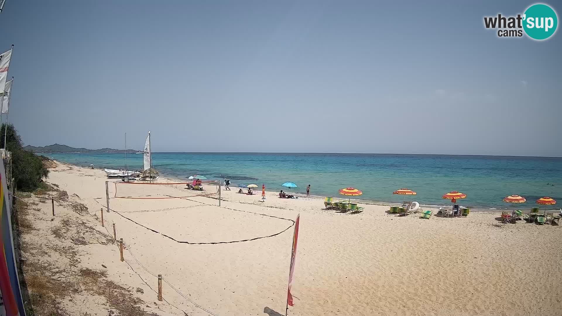 Webcam Piscina Rei – Vista en directo desde Costa Rei, Muravera