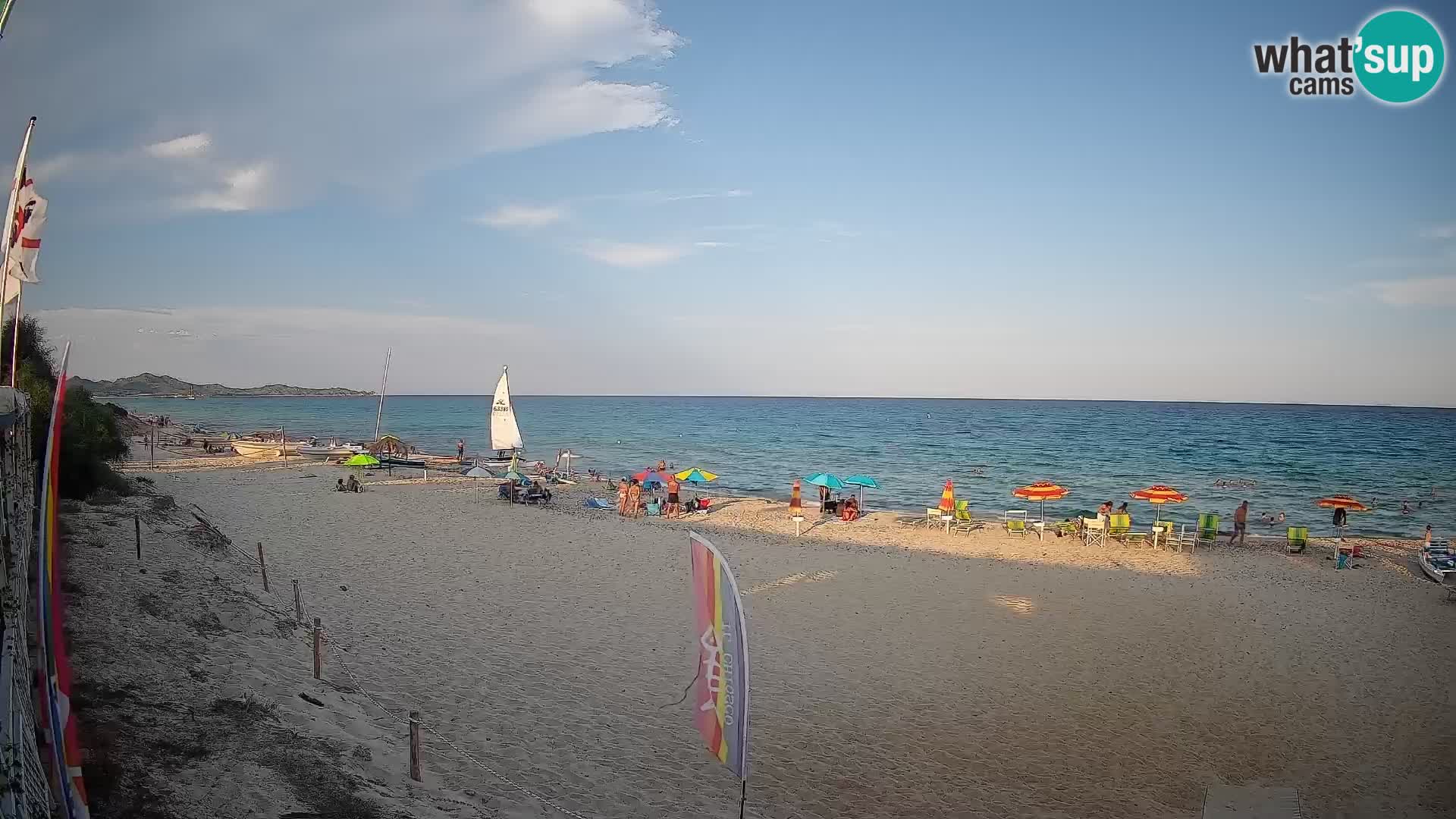 Webcam Piscina Rei – Vista live da Costa Rei, Muravera