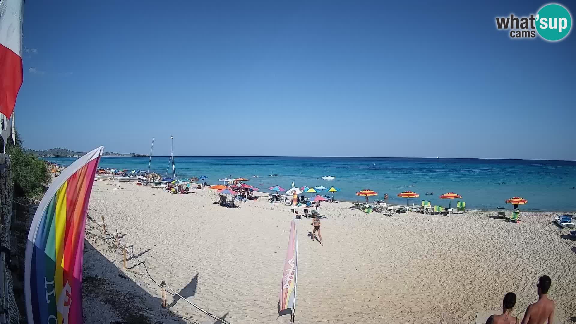 Web kamera Piscina Rei – Pogled uživo iz Costa Rei, Muravera