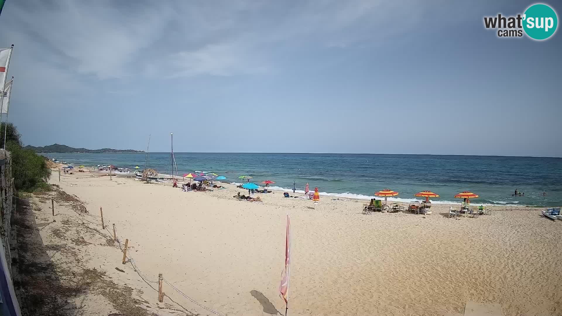 Webcam Piscina Rei – Vista live da Costa Rei, Muravera