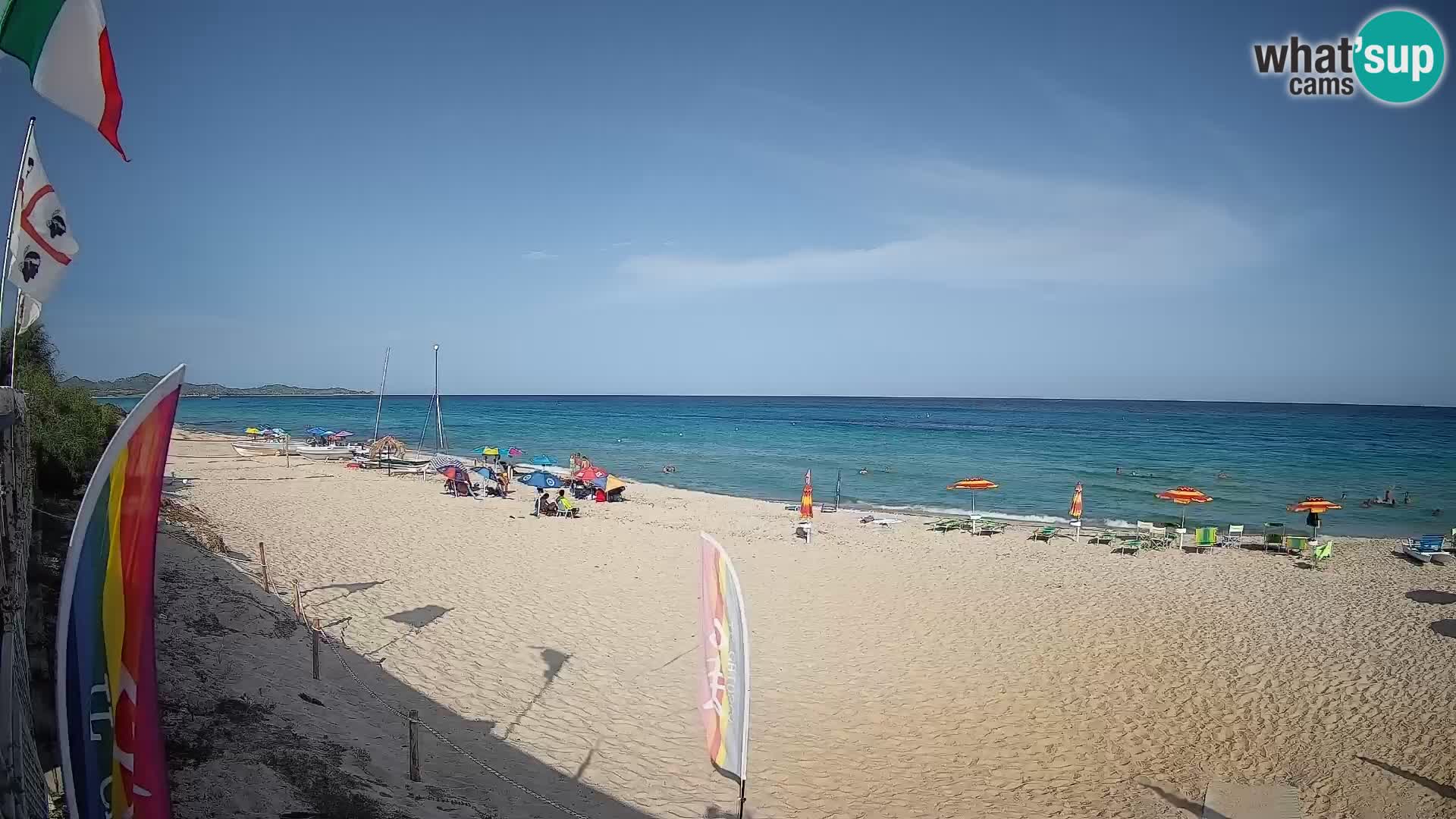 Web kamera Piscina Rei – Pogled uživo iz Costa Rei, Muravera