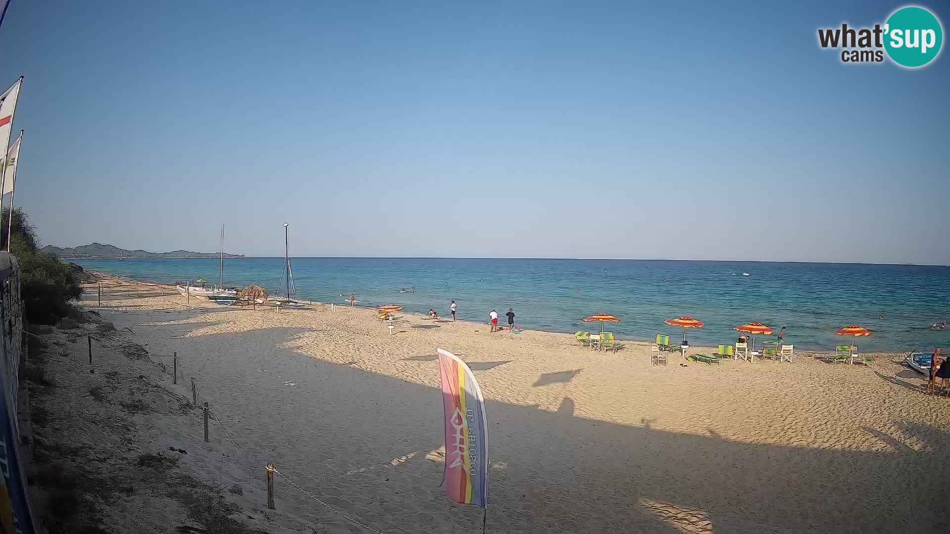 Webcam Piscina Rei – Vista live da Costa Rei, Muravera