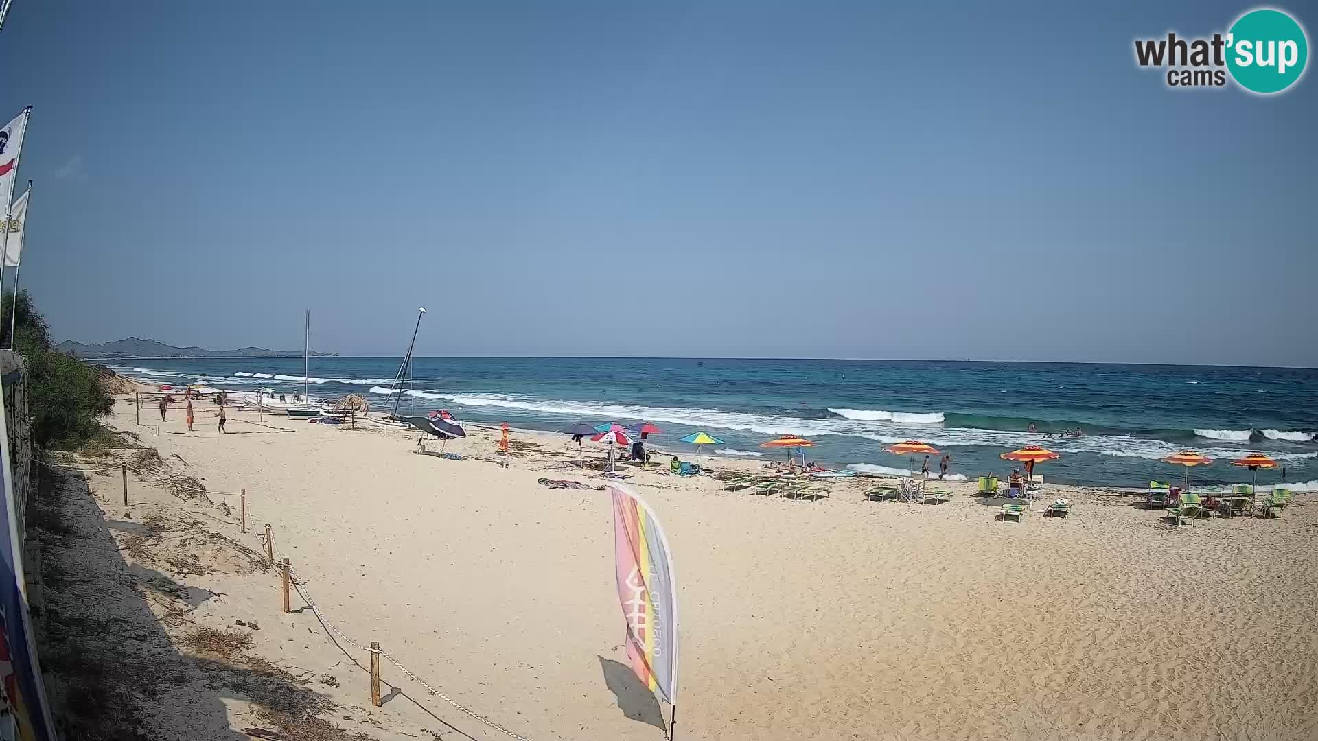 Spletna kamera Piscina Rei – Pogled v živo iz Costa Rei, Muravera