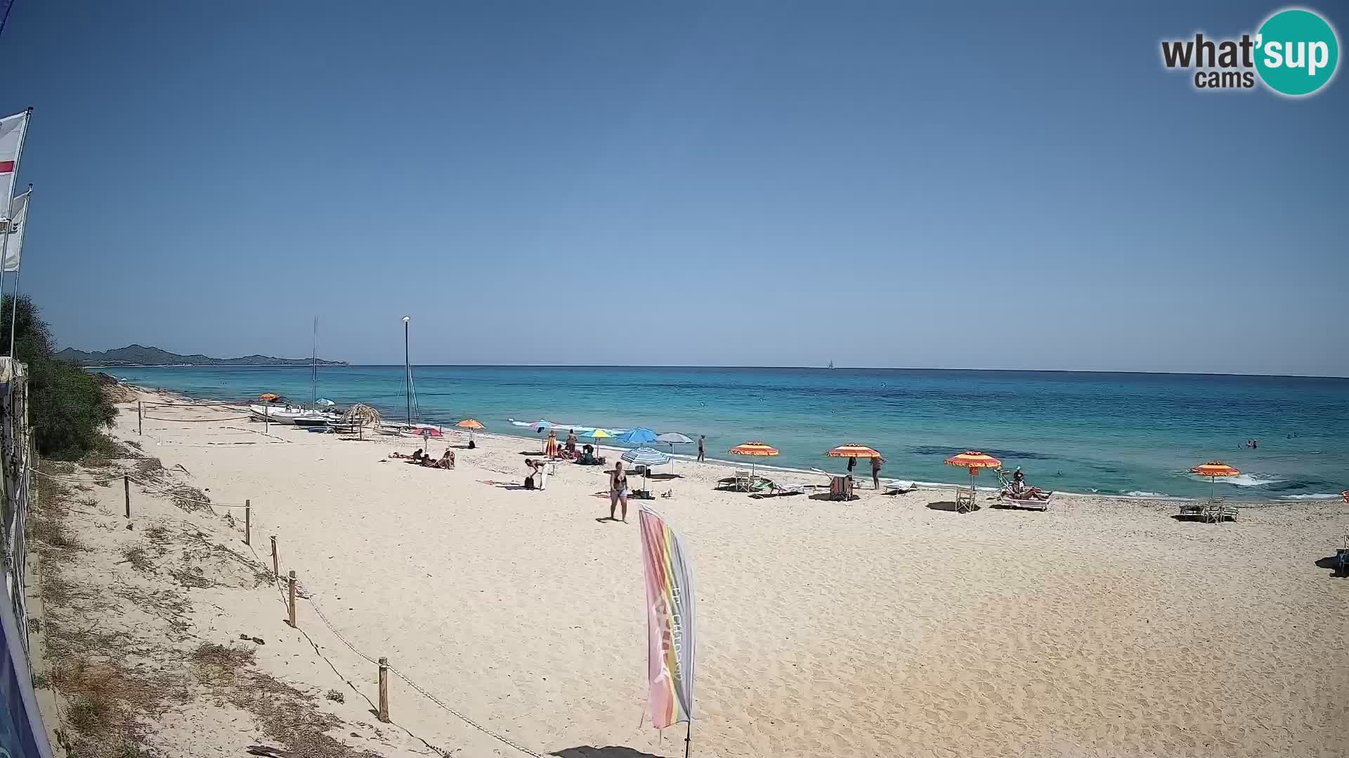 Web kamera Piscina Rei – Pogled uživo iz Costa Rei, Muravera