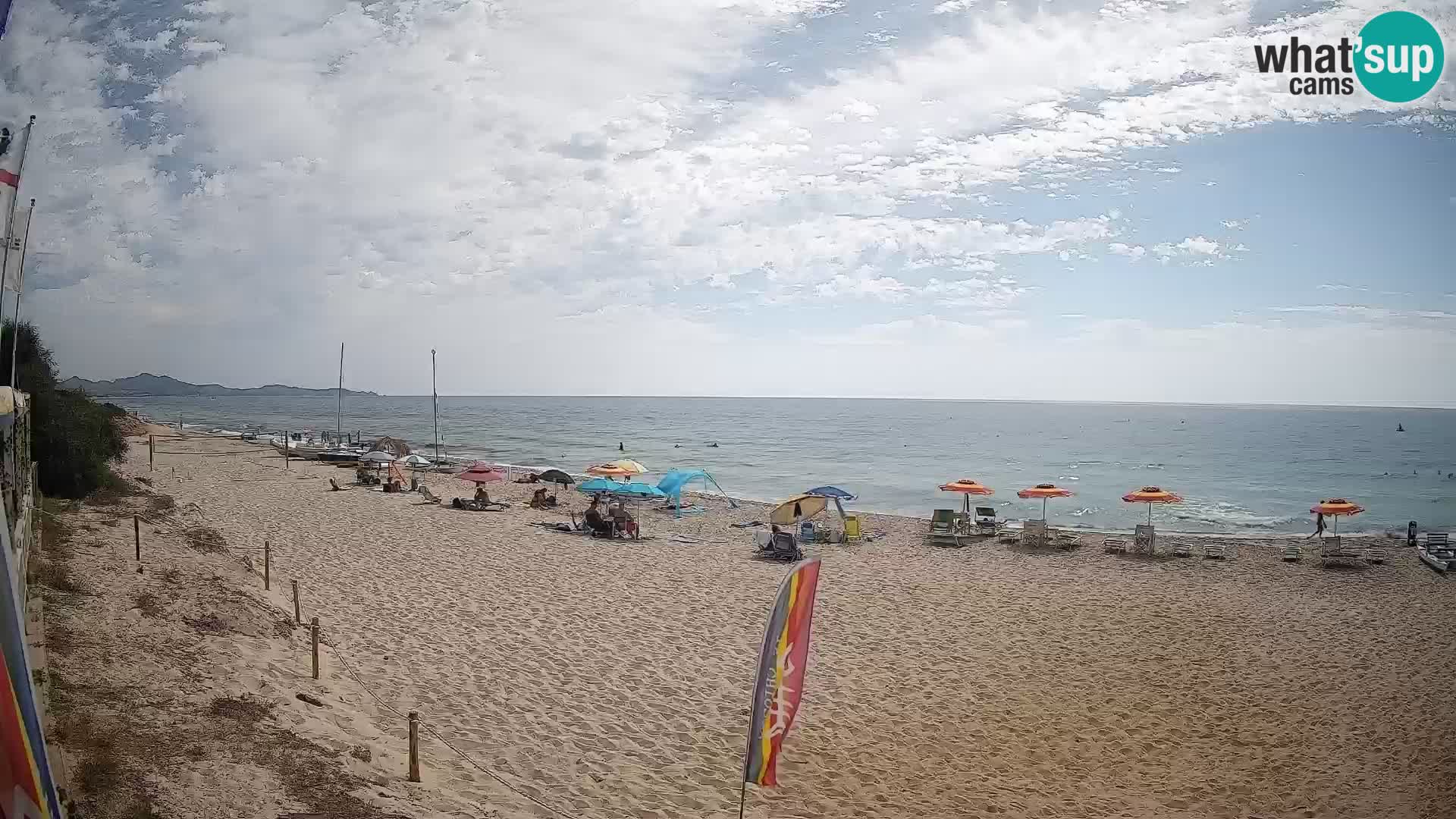Webcam Piscina Rei – Vista live da Costa Rei, Muravera