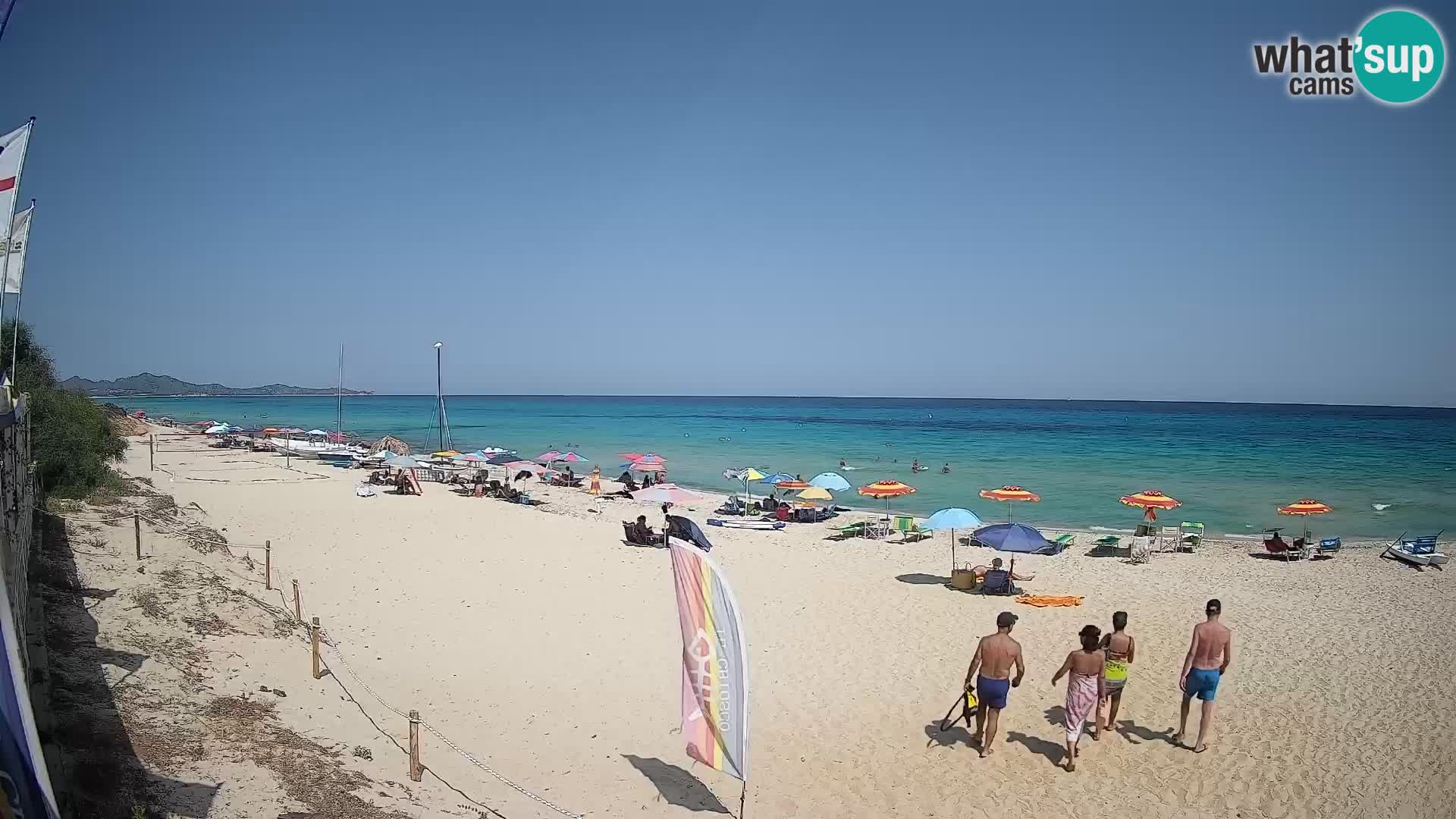 Webcam Piscina Rei – Vista en directo desde Costa Rei, Muravera