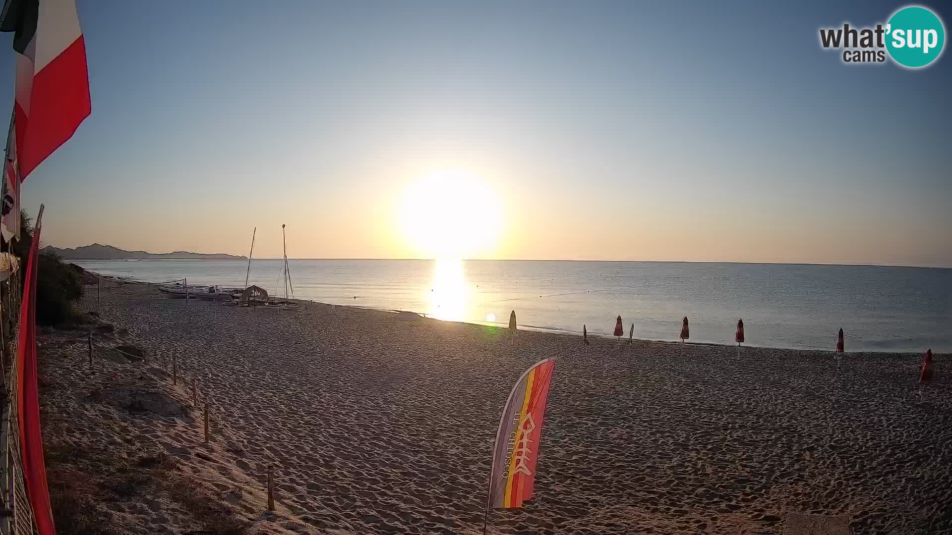 Webcam Piscina Rei – Vista en directo desde Costa Rei, Muravera