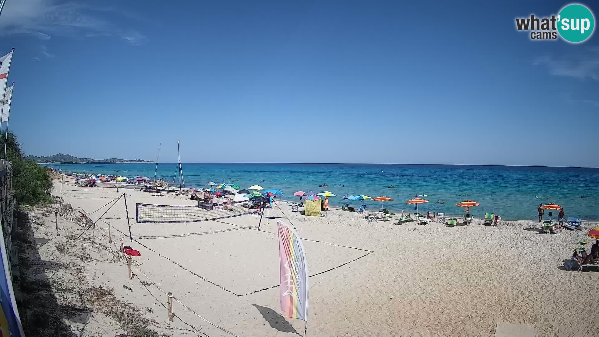 Webcam Piscina Rei – Vista en directo desde Costa Rei, Muravera