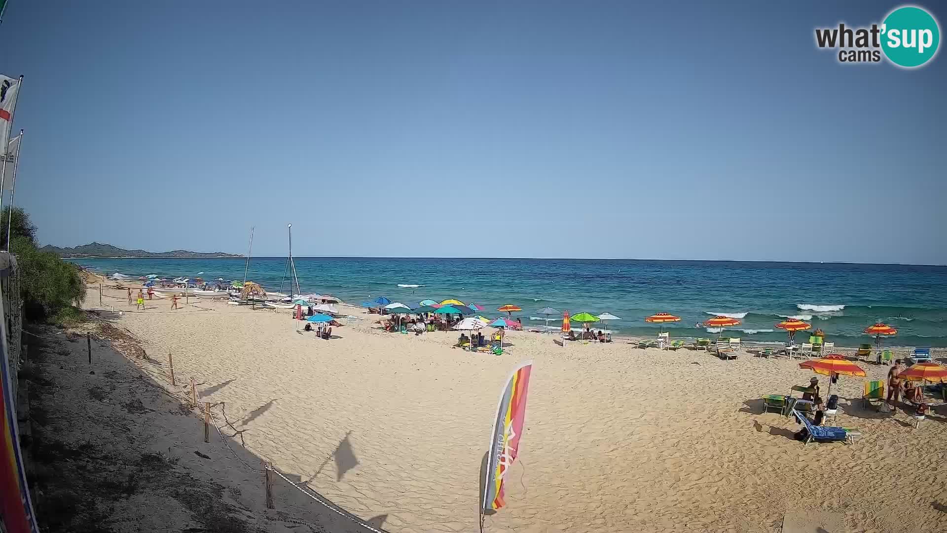 Webcam Piscina Rei – Vista en directo desde Costa Rei, Muravera