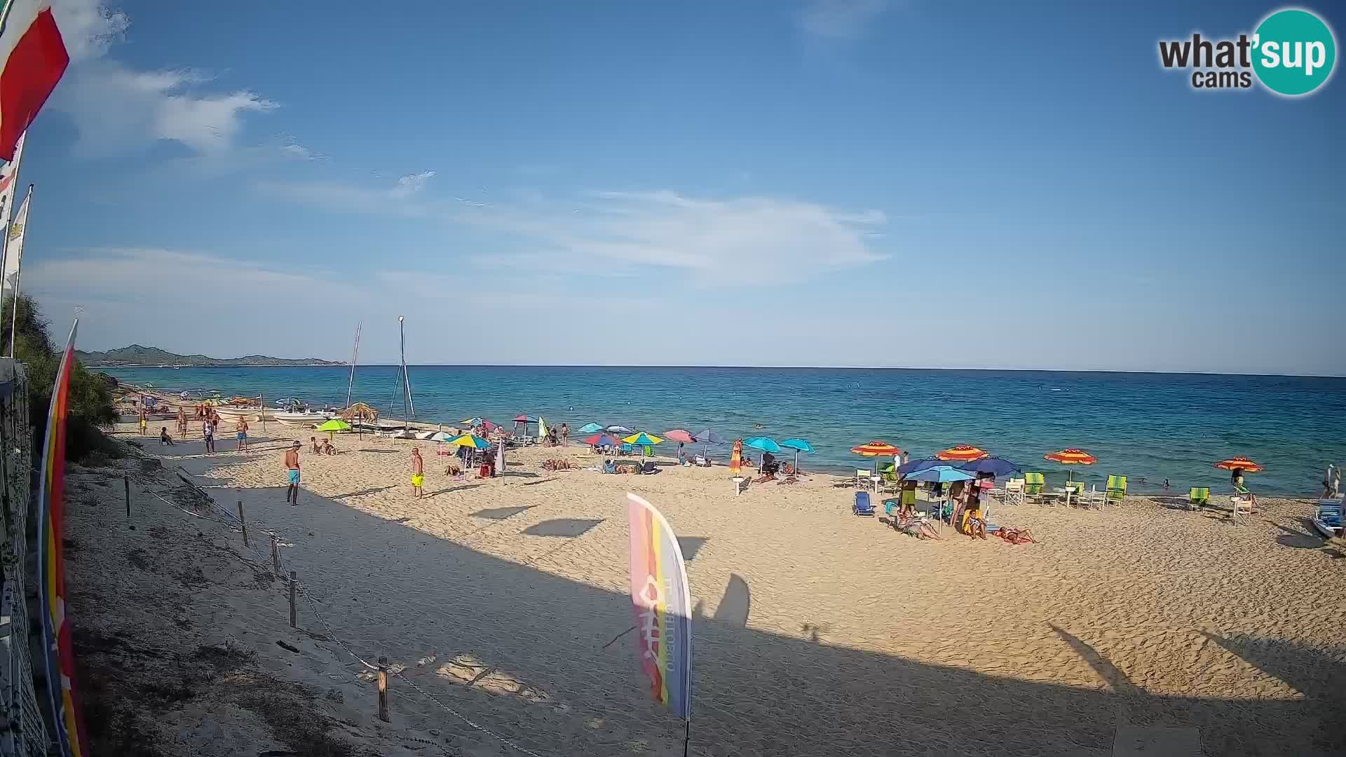 Webcam Piscina Rei – Vista live da Costa Rei, Muravera
