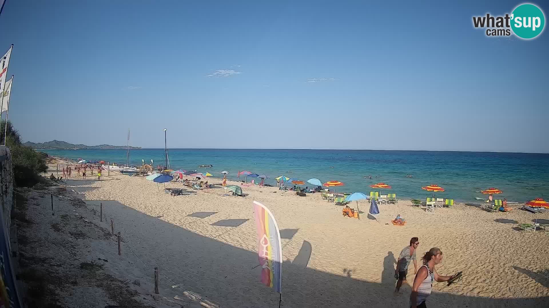 Web kamera Piscina Rei – Pogled uživo iz Costa Rei, Muravera