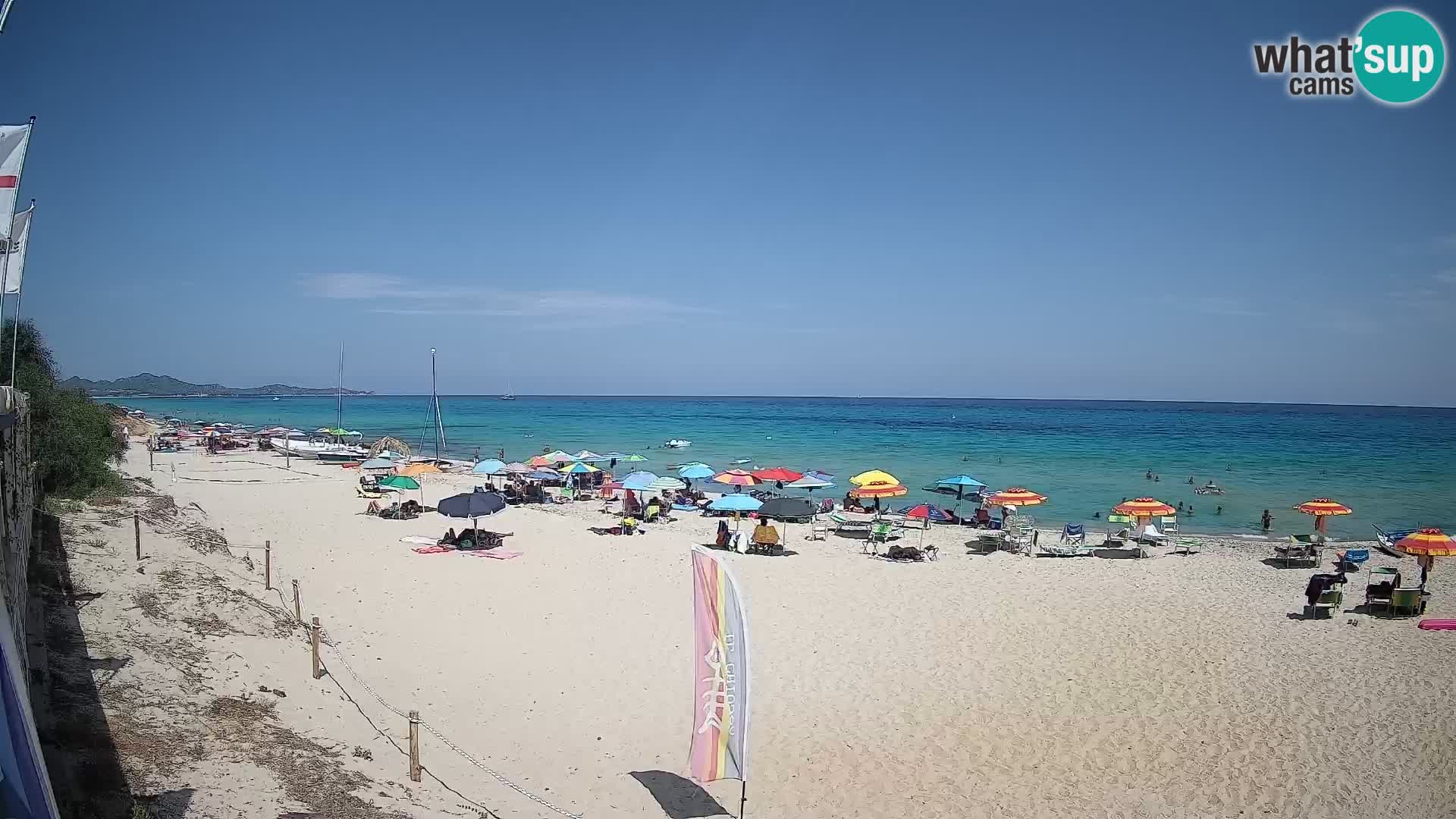 Webcam Piscina Rei – Vue en direct depuis Costa Rei, Muravera