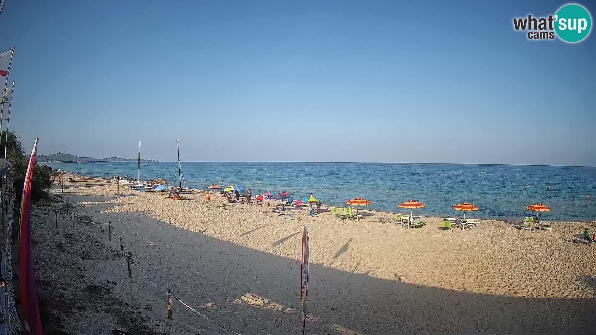 Spletna kamera Piscina Rei – Pogled v živo iz Costa Rei, Muravera