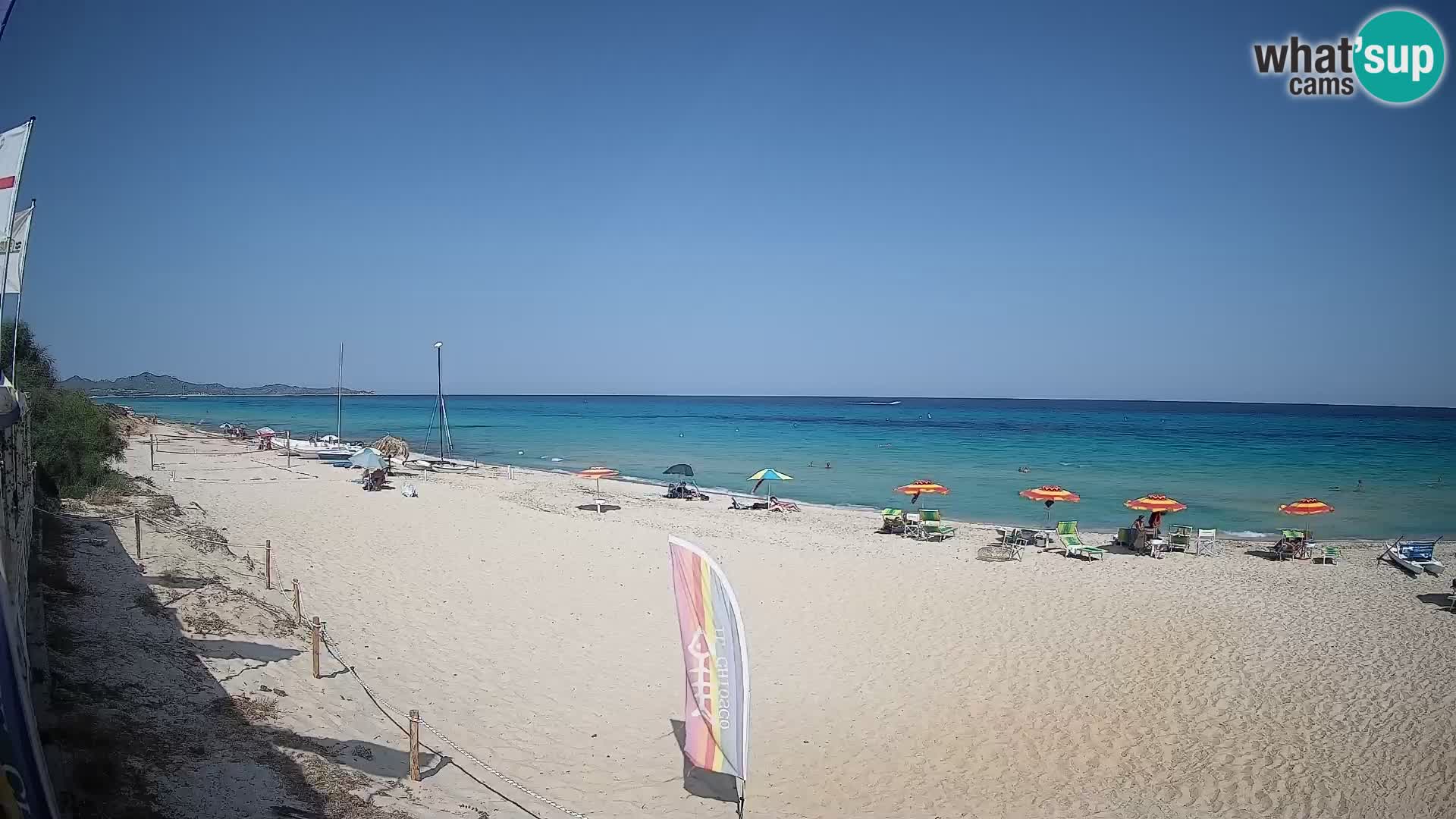 Spletna kamera Piscina Rei – Pogled v živo iz Costa Rei, Muravera