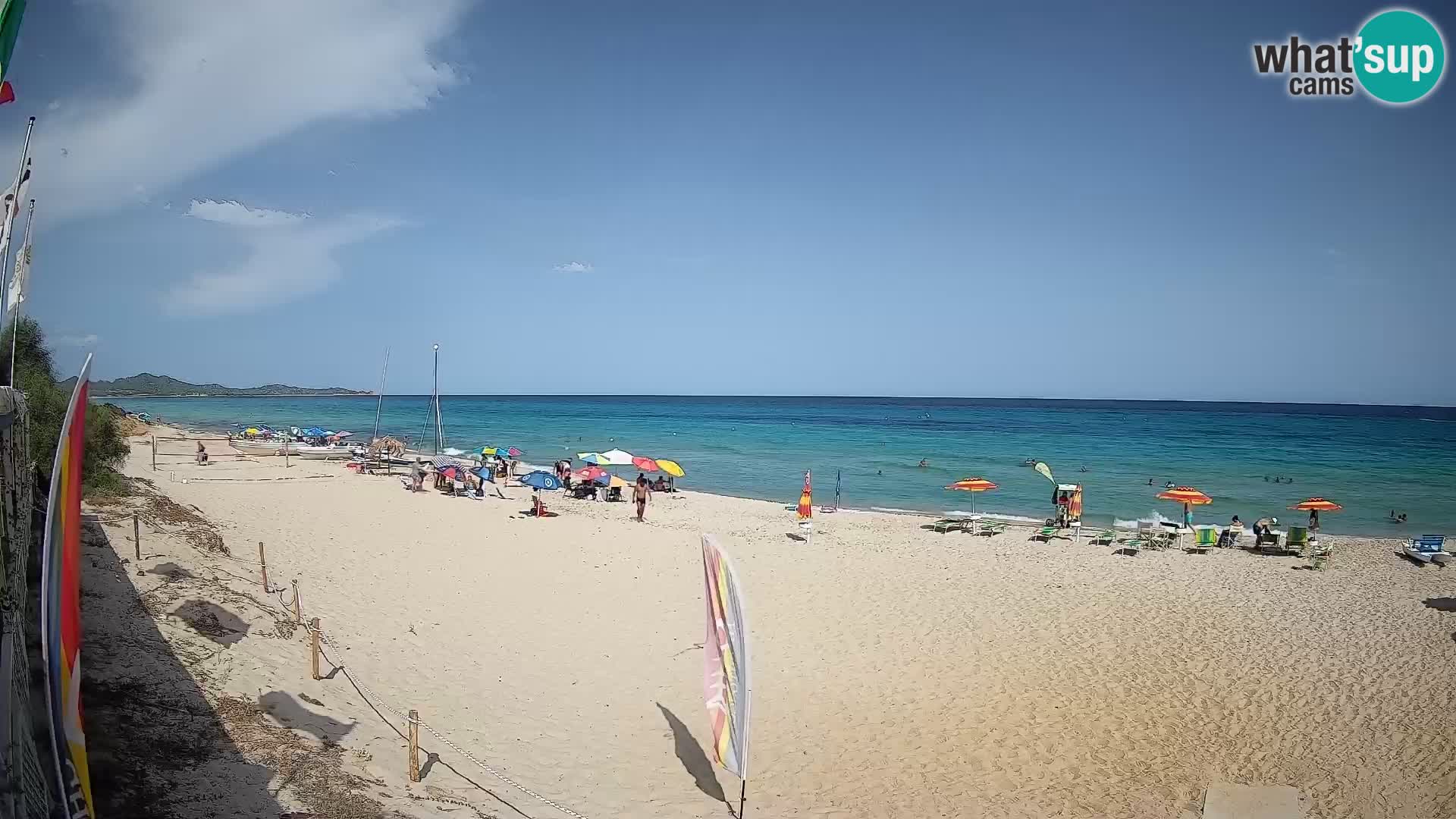 Spletna kamera Piscina Rei – Pogled v živo iz Costa Rei, Muravera