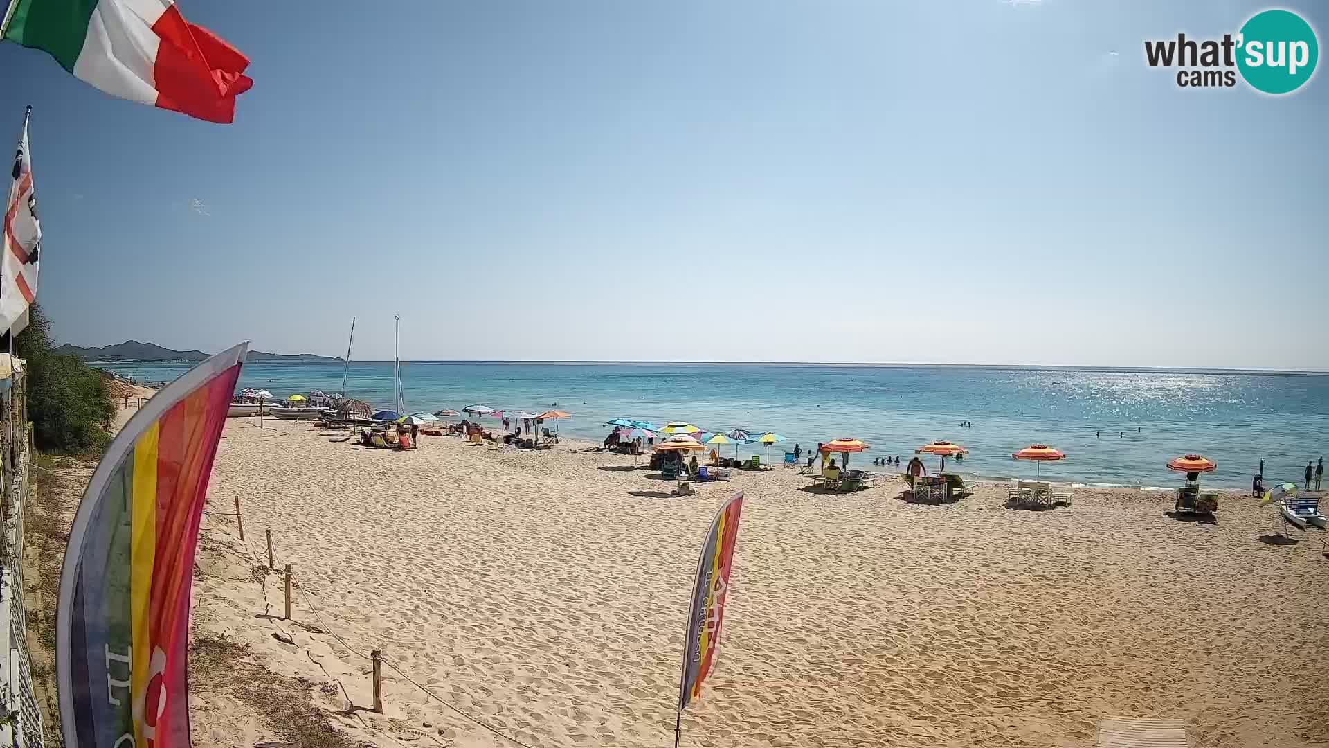Webcam Piscina Rei – Vista en directo desde Costa Rei, Muravera