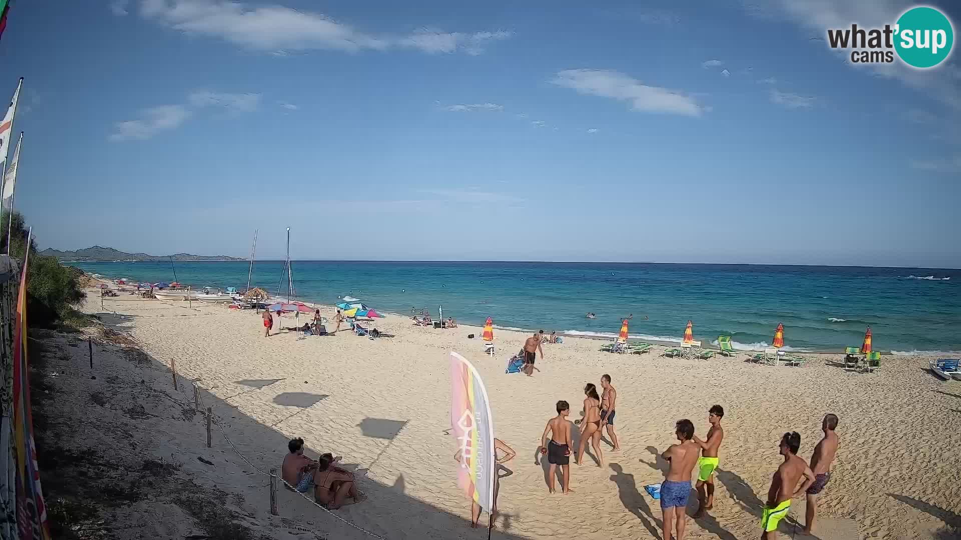 Webcam Piscina Rei – Vista live da Costa Rei, Muravera