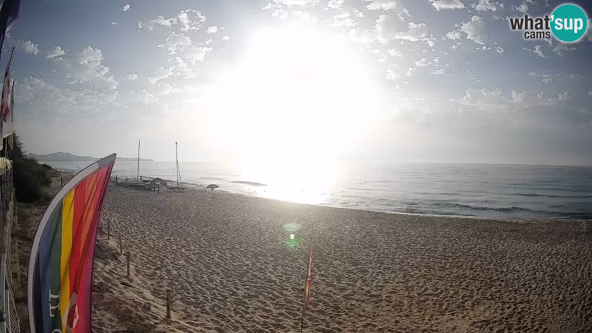 Webcam Piscina Rei – Vista live da Costa Rei, Muravera