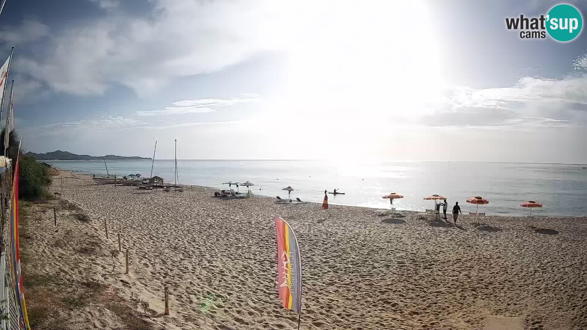 Webcam Piscina Rei – Vista live da Costa Rei, Muravera