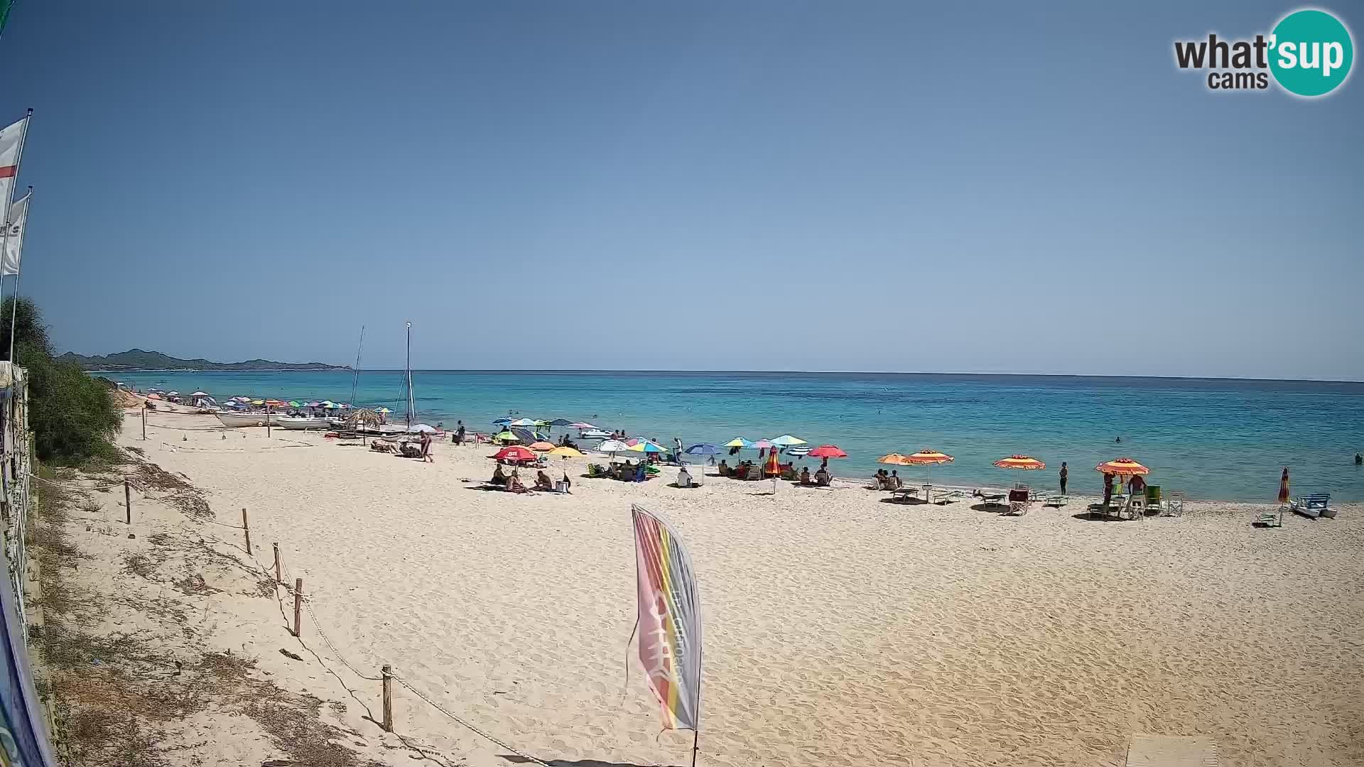 Web kamera Piscina Rei – Pogled uživo iz Costa Rei, Muravera
