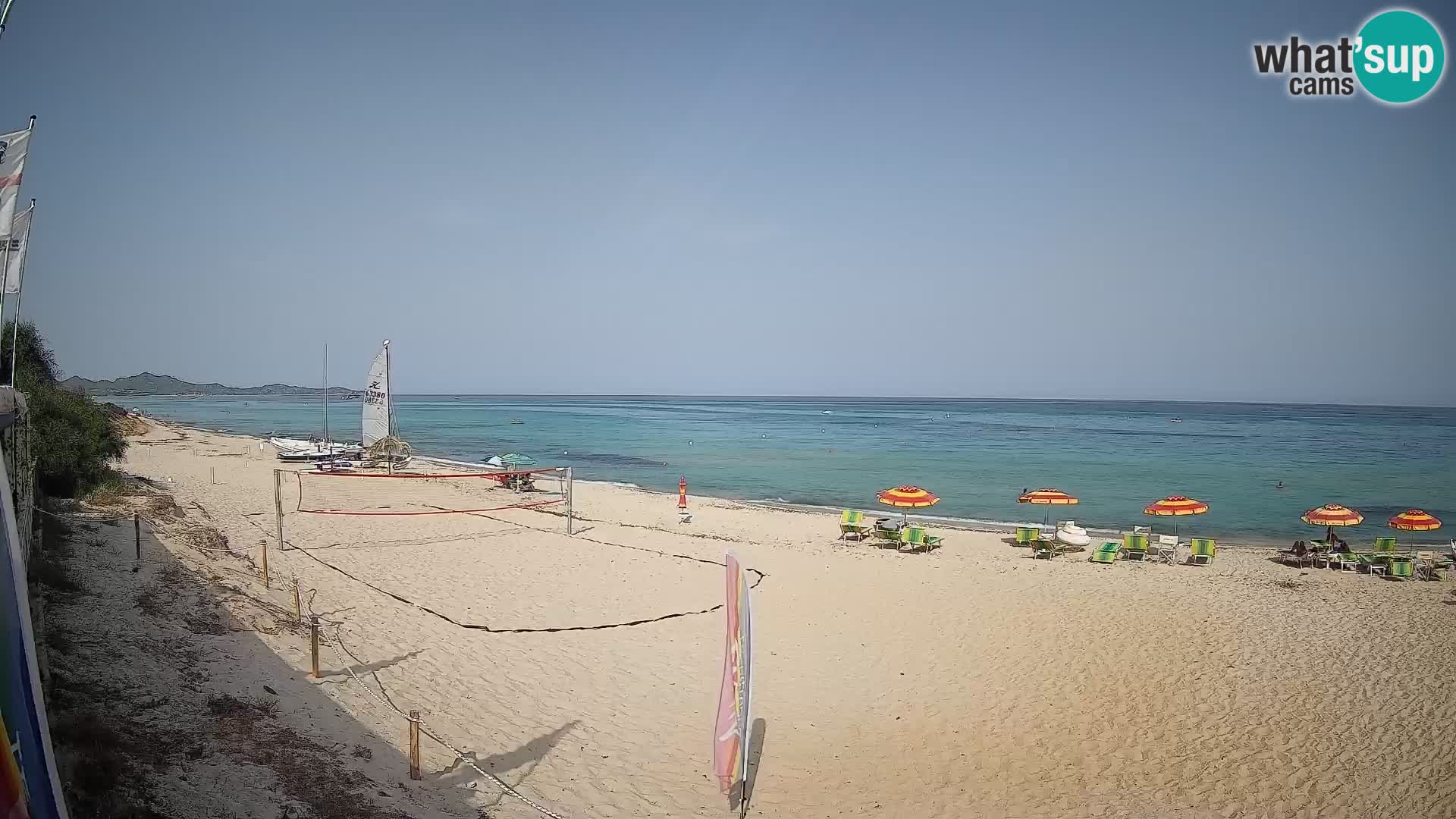 Webcam Piscina Rei – Vista live da Costa Rei, Muravera