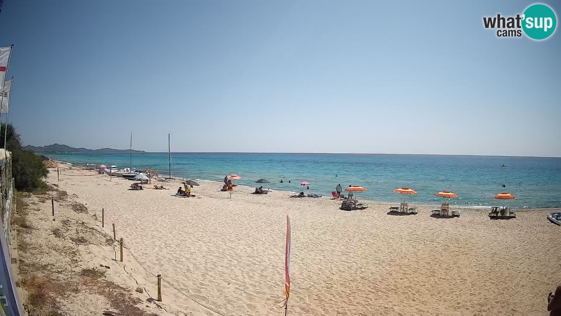 Webcam Piscina Rei – Vista live da Costa Rei, Muravera