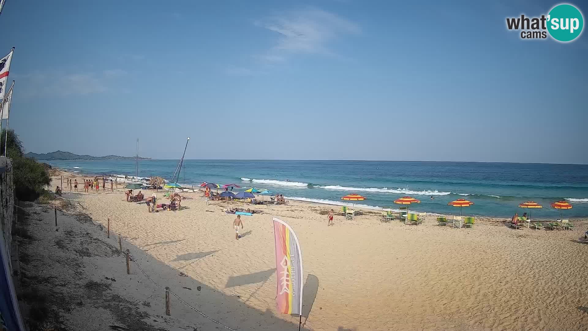 Webcam Piscina Rei – Vista live da Costa Rei, Muravera