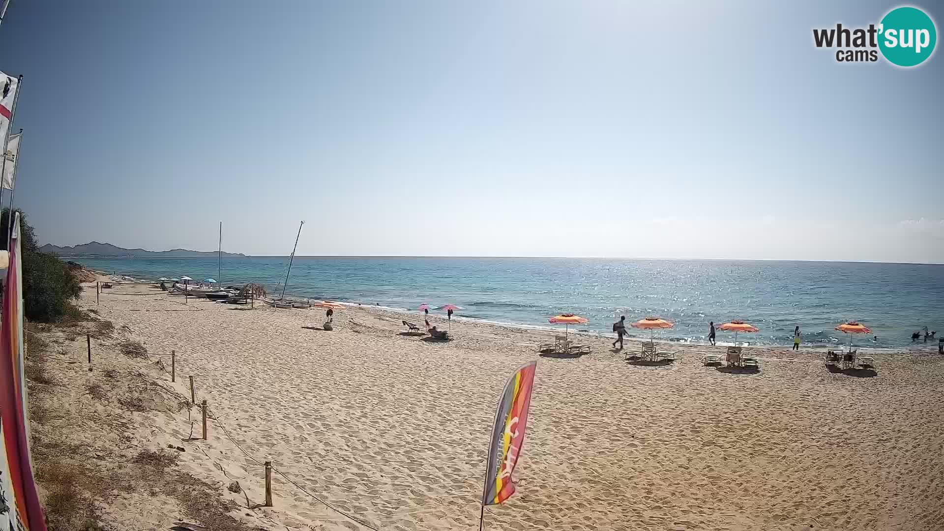 Web kamera Piscina Rei – Pogled uživo iz Costa Rei, Muravera