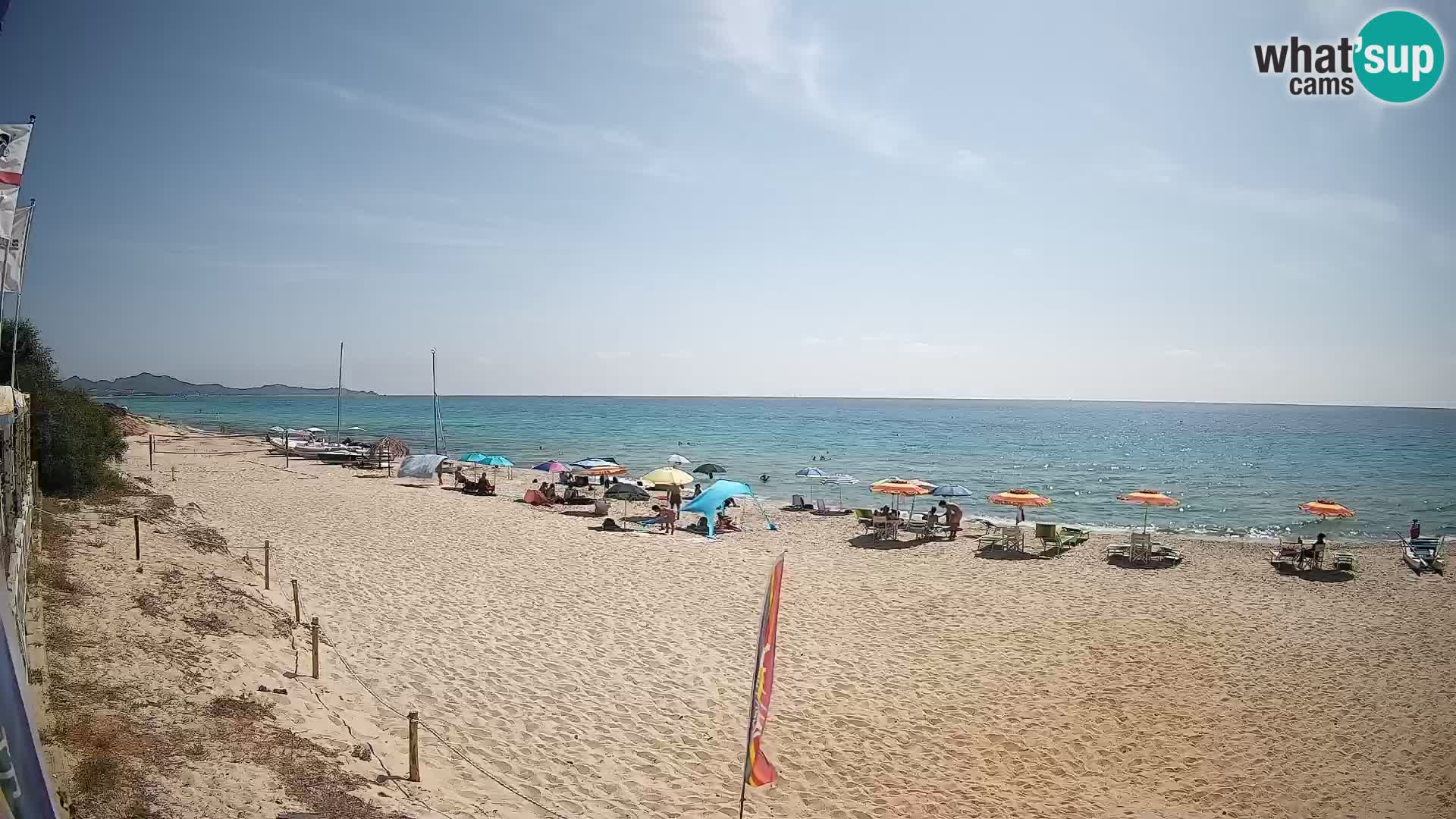 Webcam Piscina Rei – Vista live da Costa Rei, Muravera