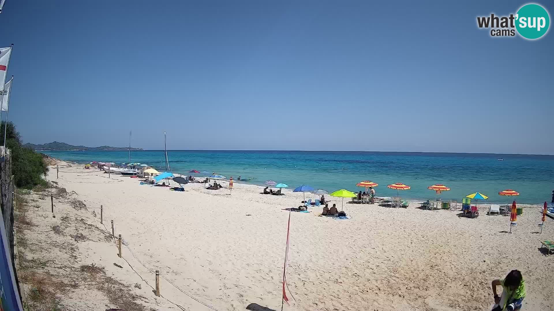 Web kamera Piscina Rei – Pogled uživo iz Costa Rei, Muravera