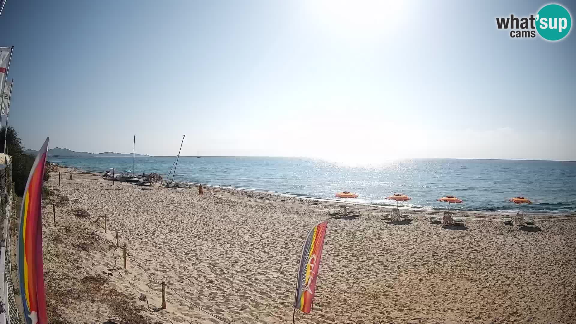 Webcam Piscina Rei – Vista live da Costa Rei, Muravera