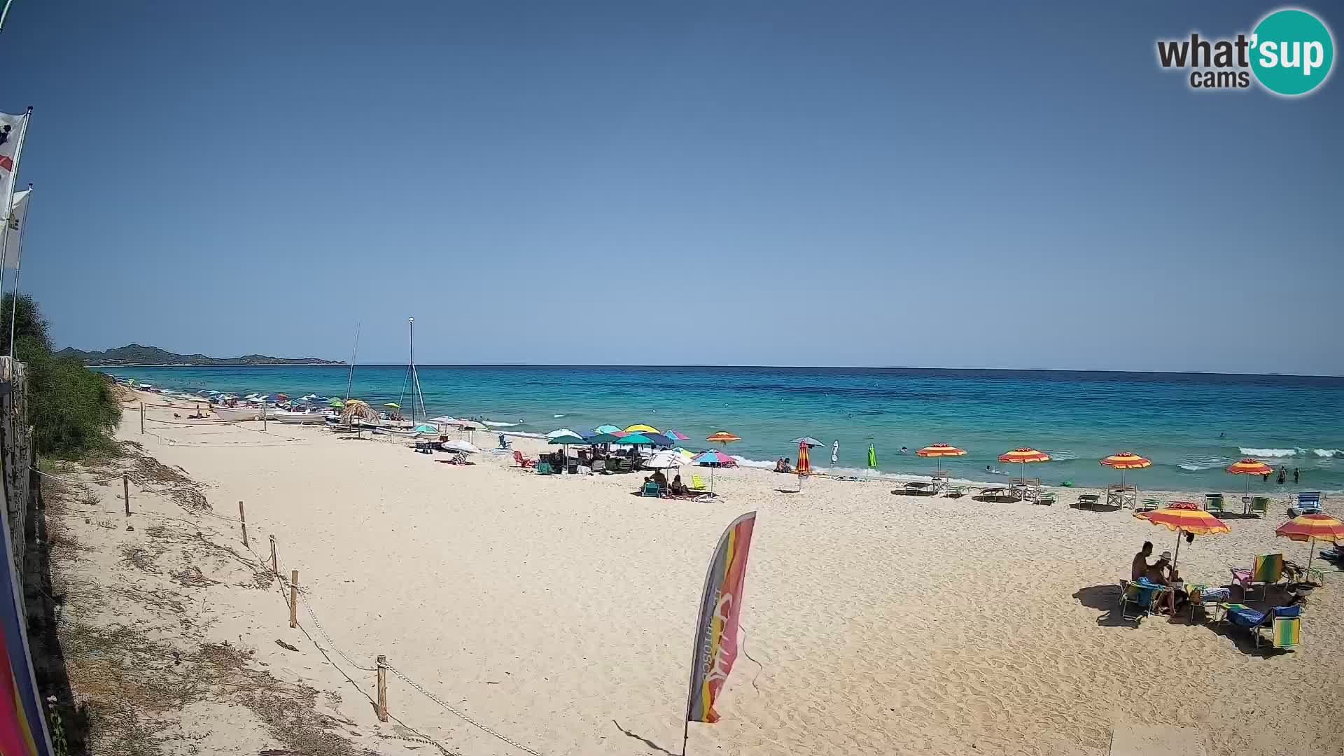 Web kamera Piscina Rei – Pogled uživo iz Costa Rei, Muravera