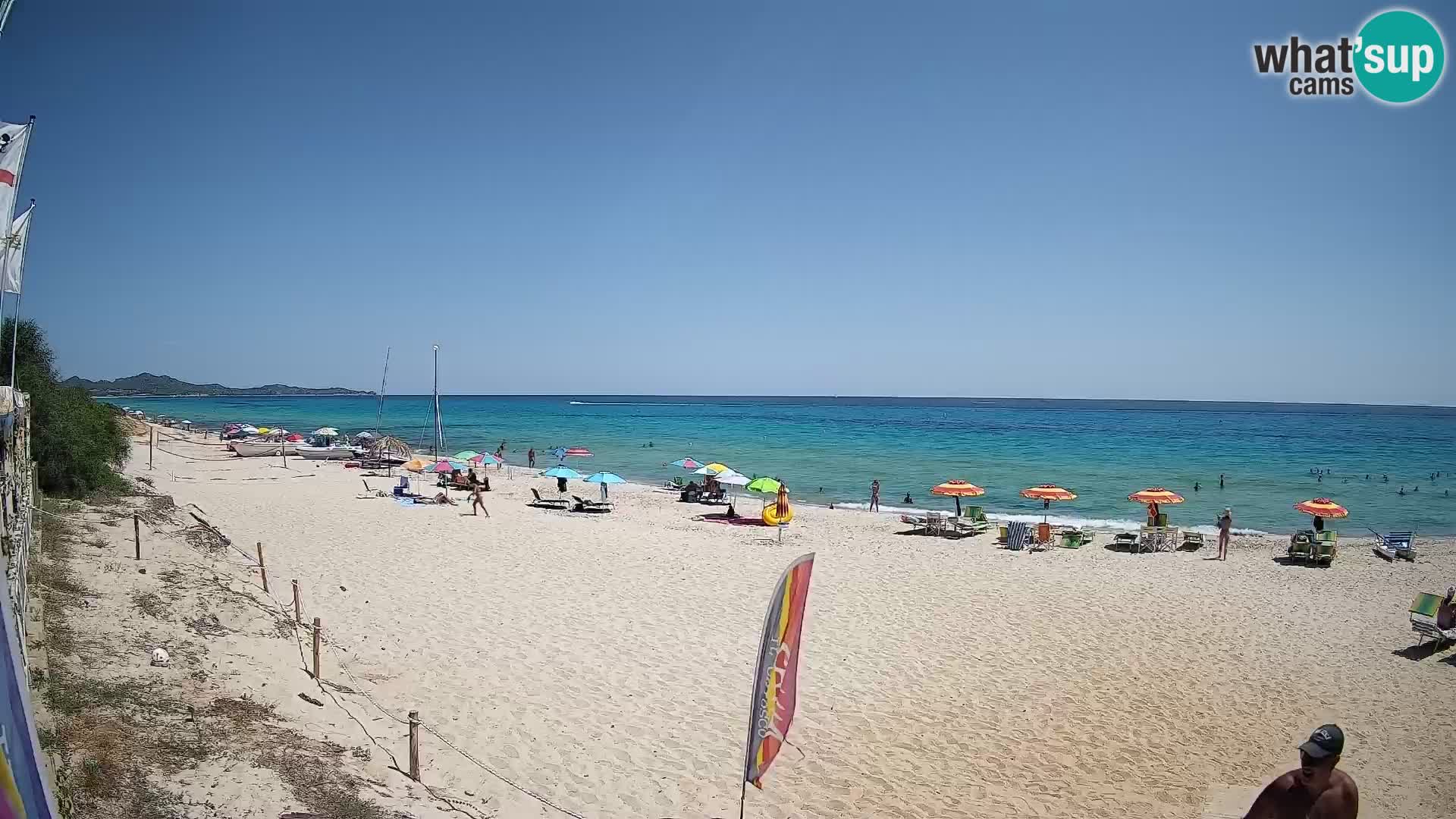 Webcam Piscina Rei – Vue en direct depuis Costa Rei, Muravera