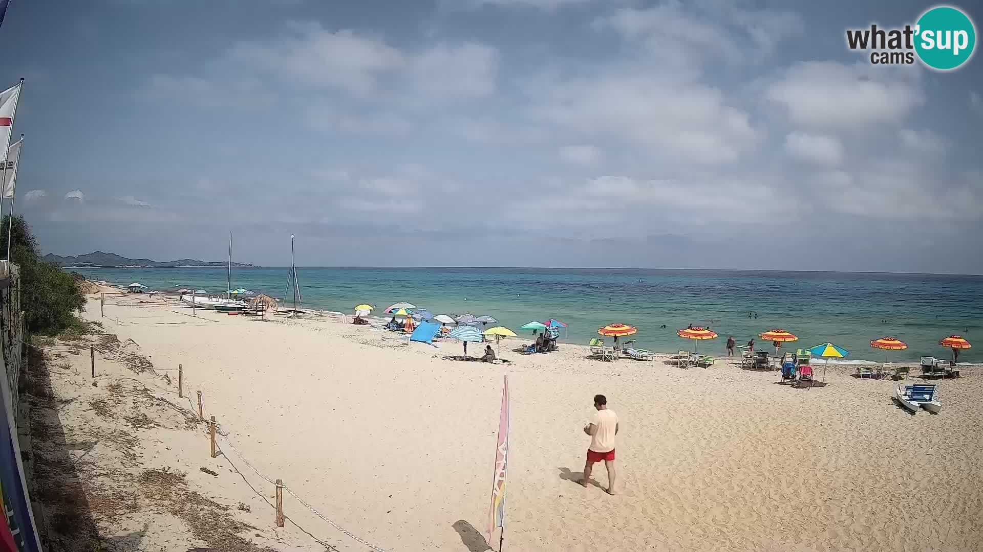 Webcam Piscina Rei – Vista live da Costa Rei, Muravera
