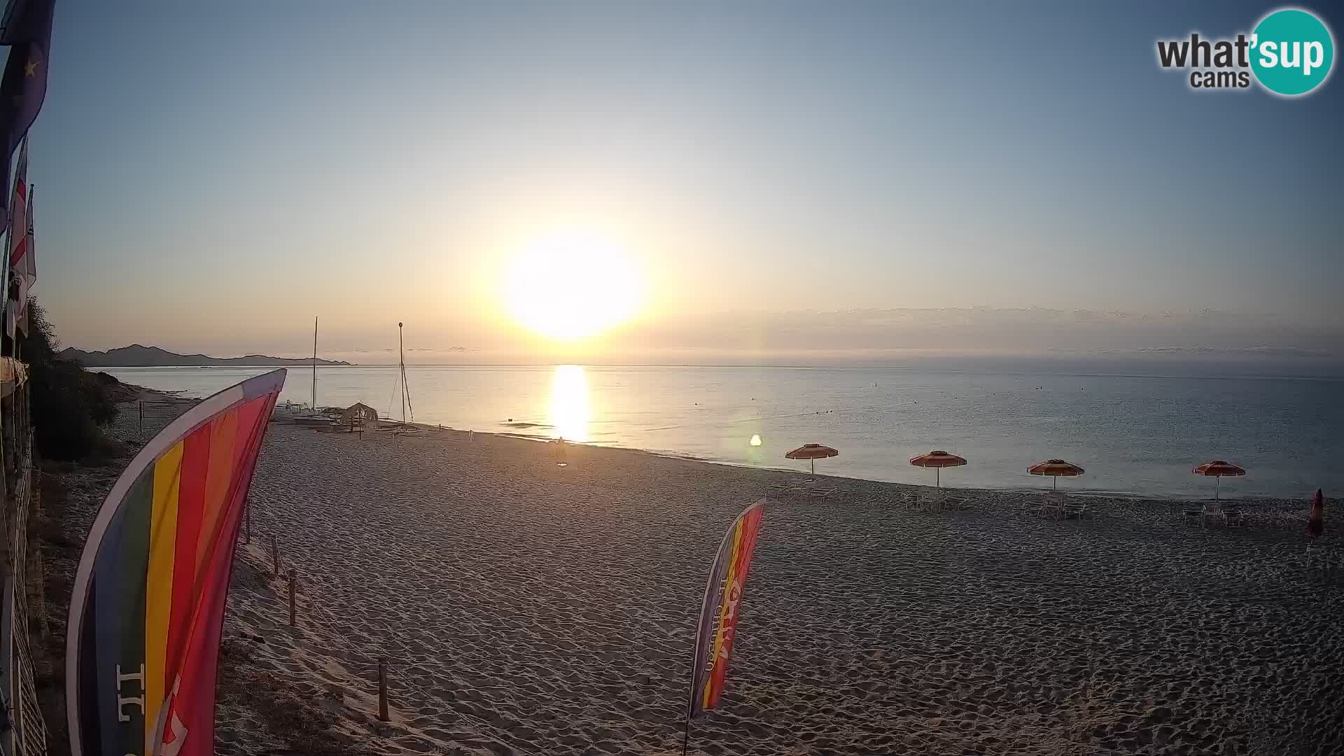 Webcam Piscina Rei – Vista live da Costa Rei, Muravera