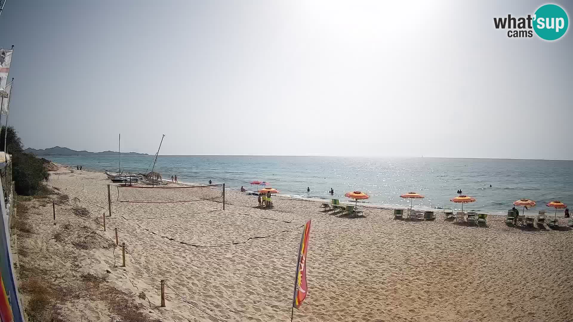 Webcam Piscina Rei – Vista live da Costa Rei, Muravera