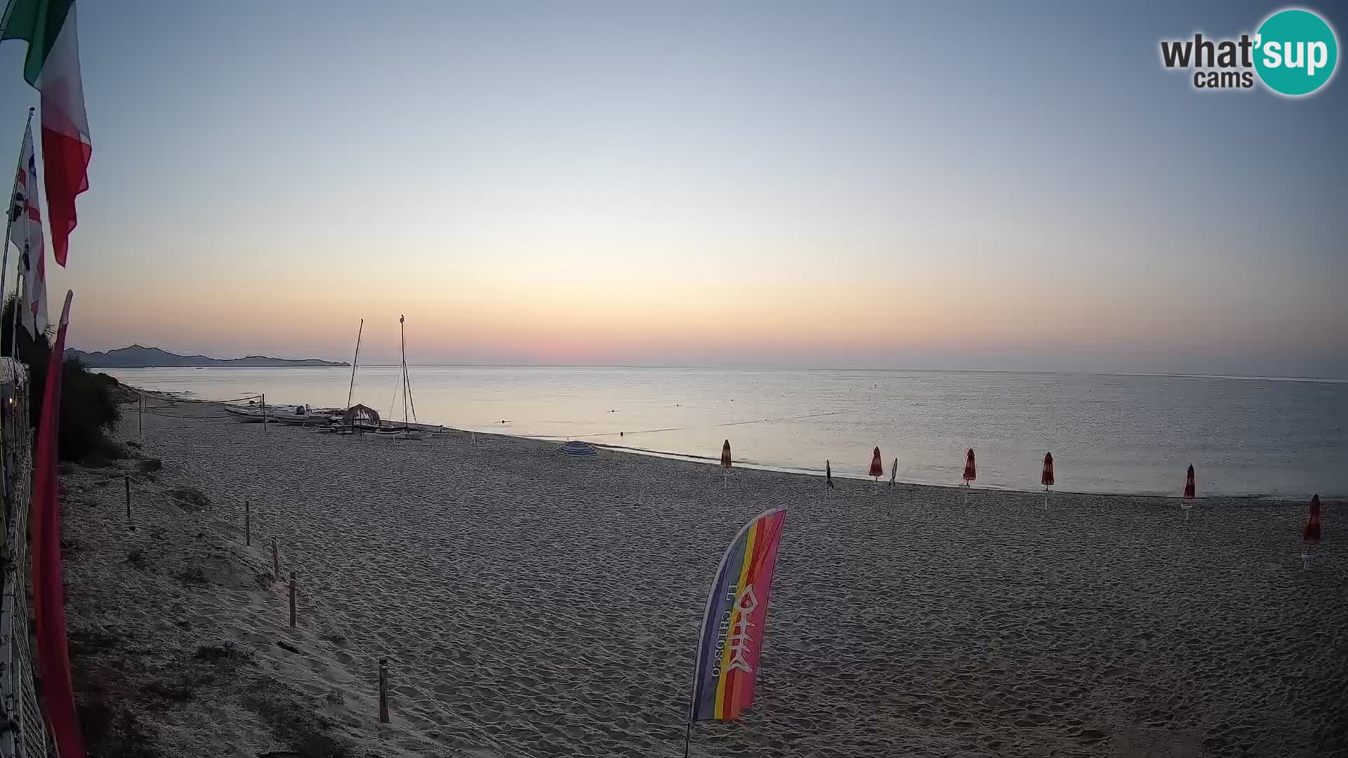 Webcam Piscina Rei – Vista live da Costa Rei, Muravera