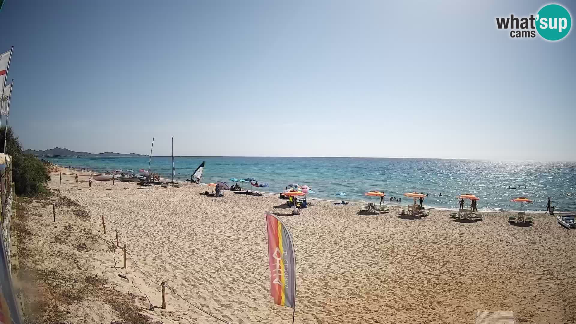 Webcam Piscina Rei – Vista live da Costa Rei, Muravera