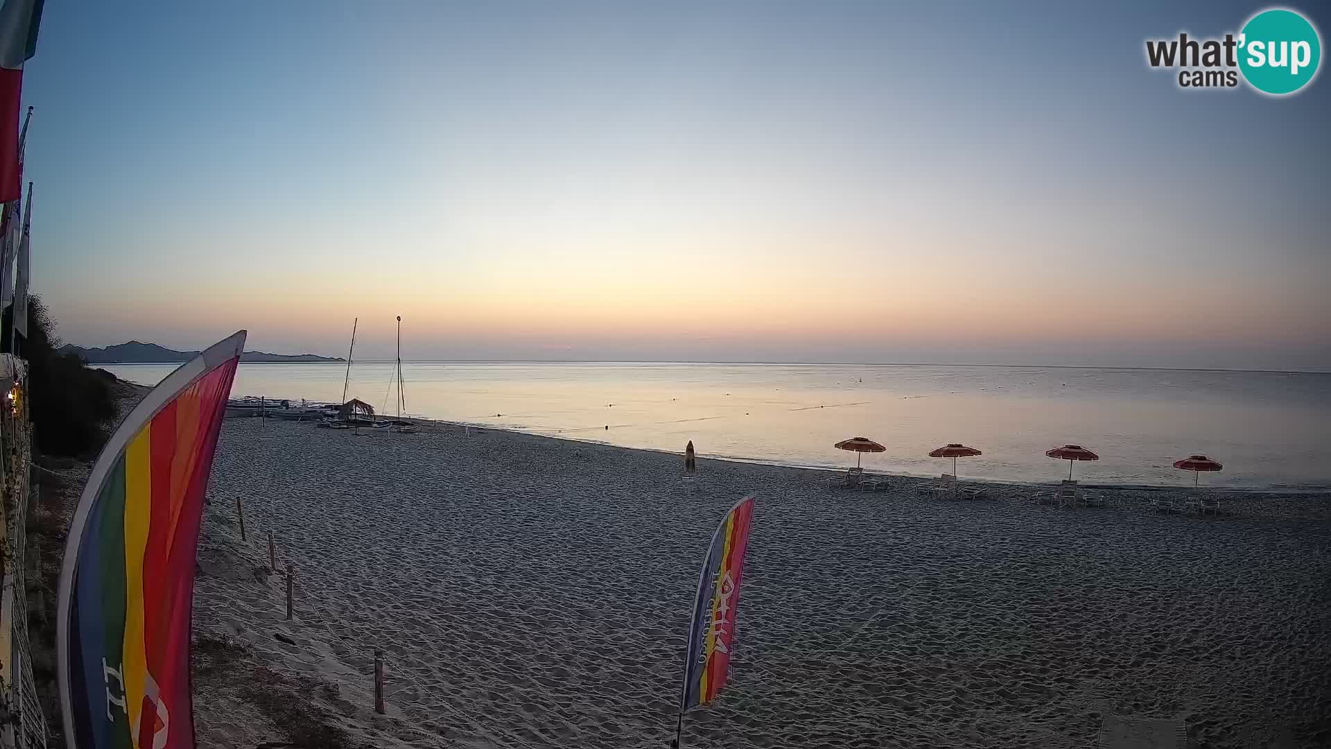 Webcam Piscina Rei – Vista live da Costa Rei, Muravera